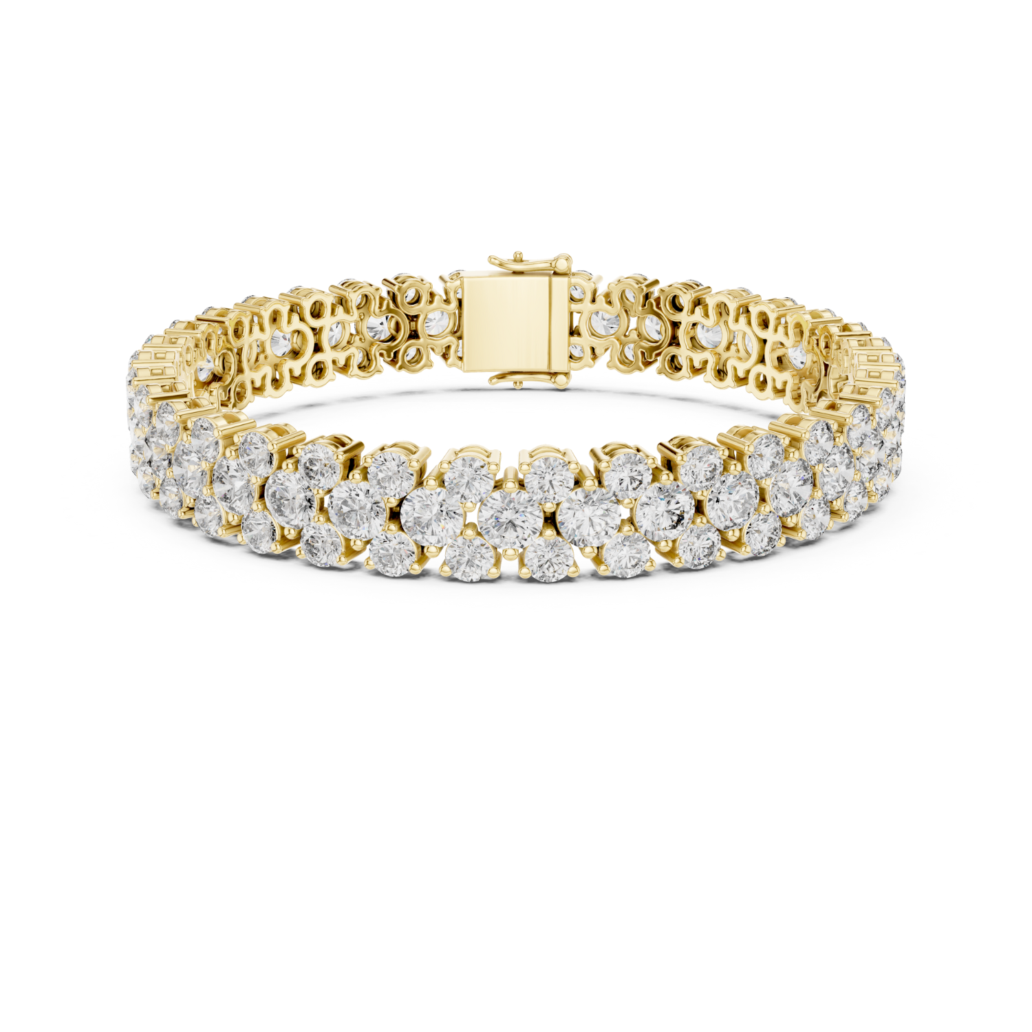 Natural Diamond Tennis Bracelet – 17.38ct I/VS1 Grand Regal Luxe Edition