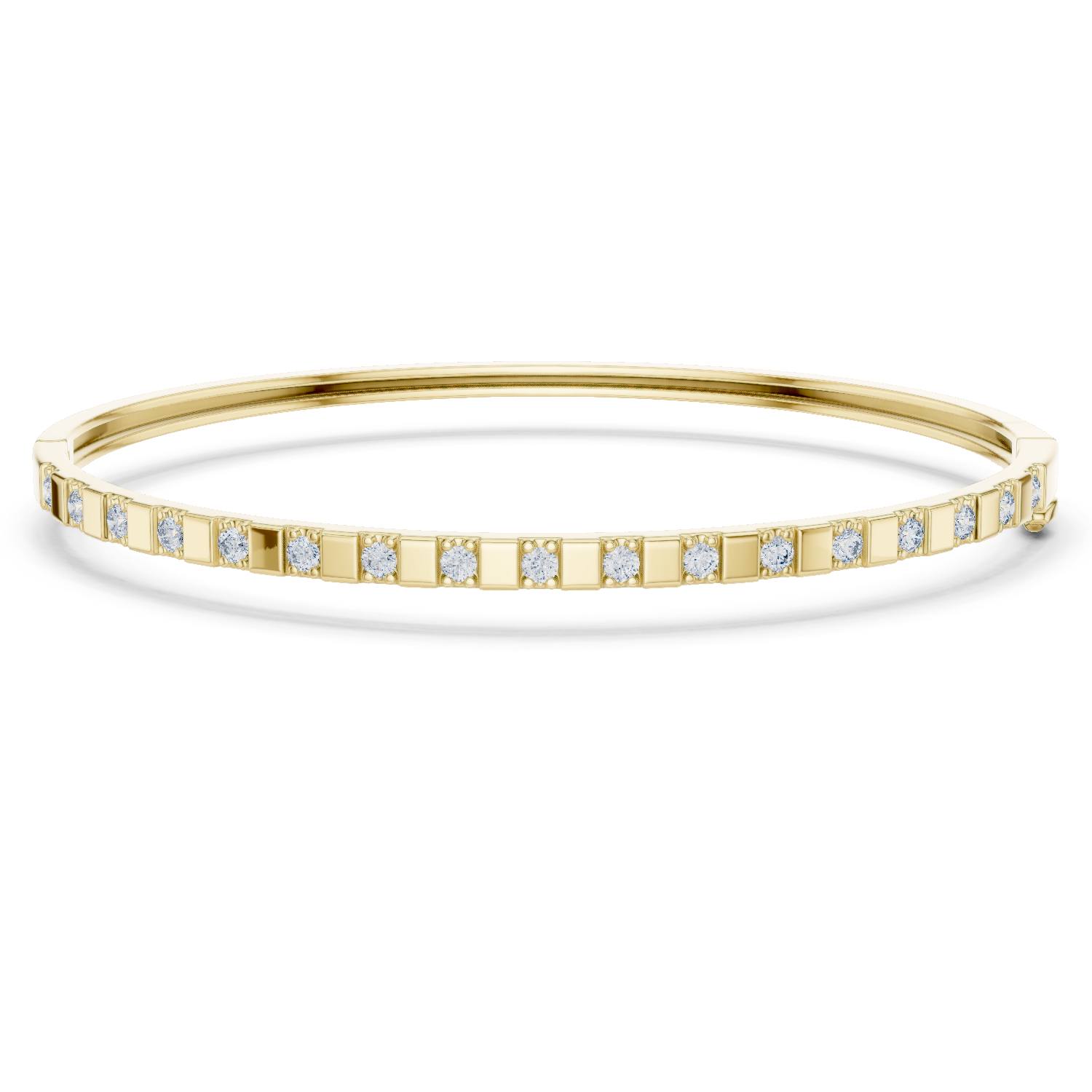 Natural Diamond Bangle Bracelet – 0.51ct EF/VS Exclusive Royal Luxe Series