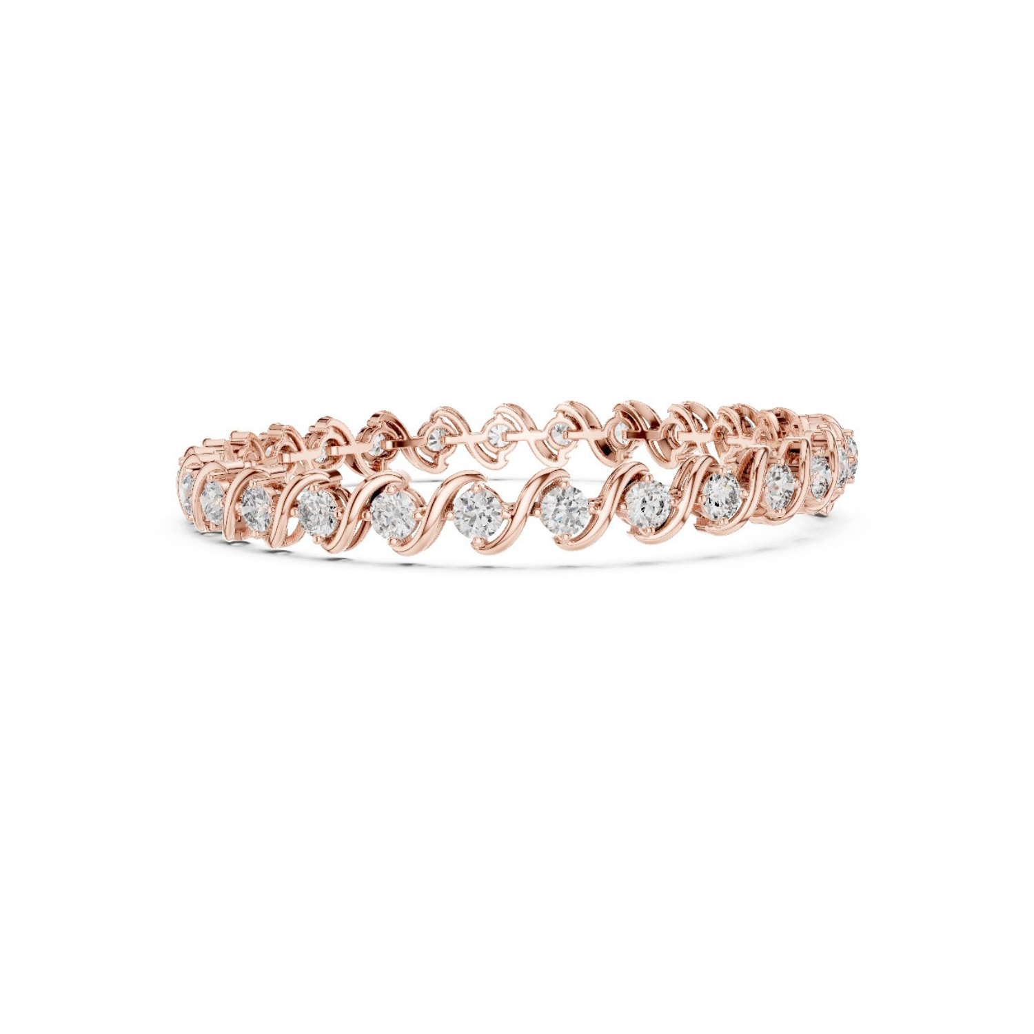 Natural Diamond Tennis Bracelet – 6.45ct H/SI1 Exclusive Heritage Luxe