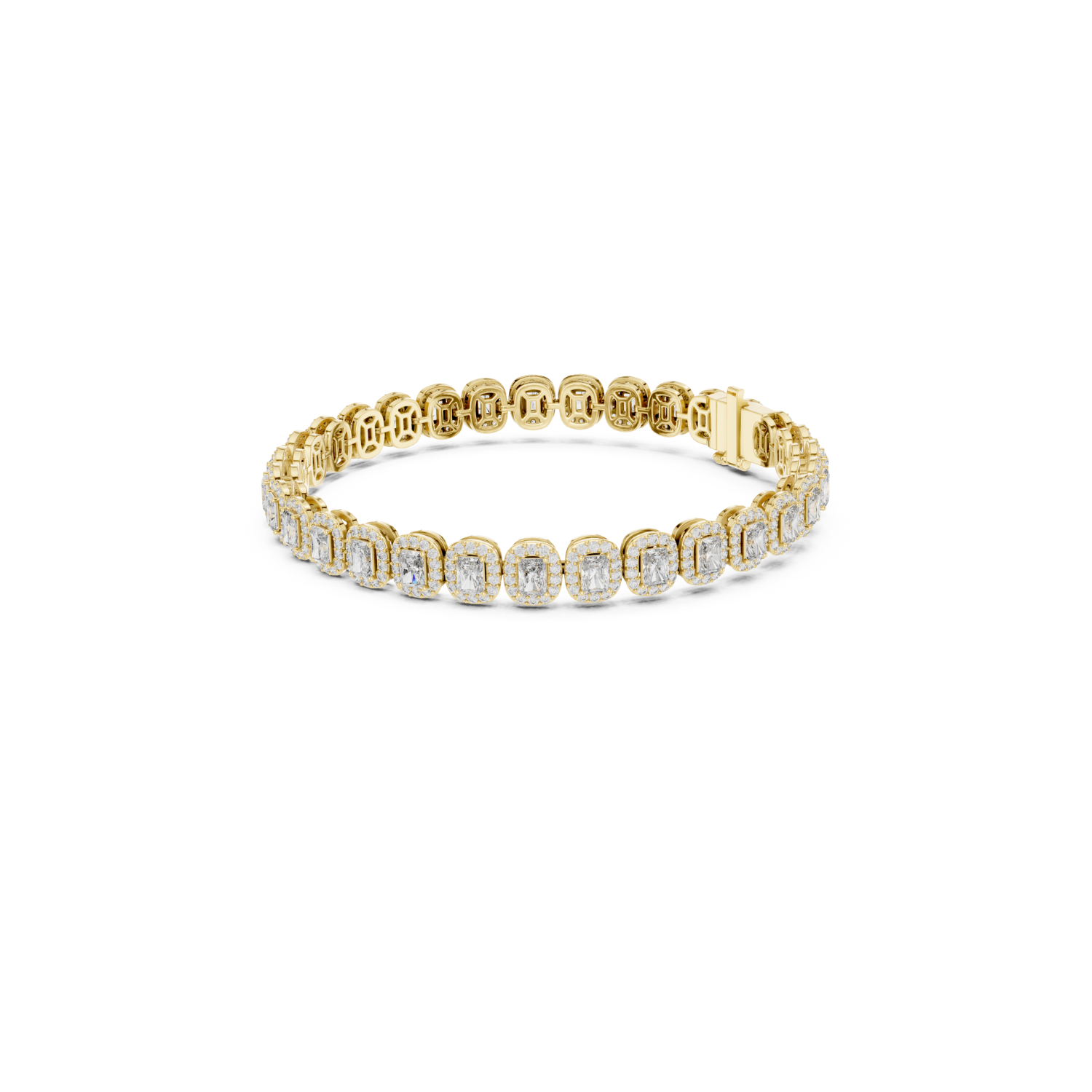 Natural Diamond Tennis Bracelet – 7.04ct GH/VS Exclusive Luxe Collection