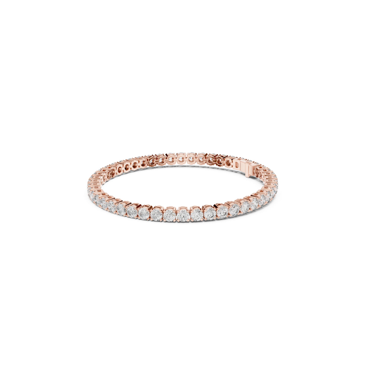 Natural Diamond Tennis Bracelet – 7.008ct GH/SI Exclusive Heritage Luxe