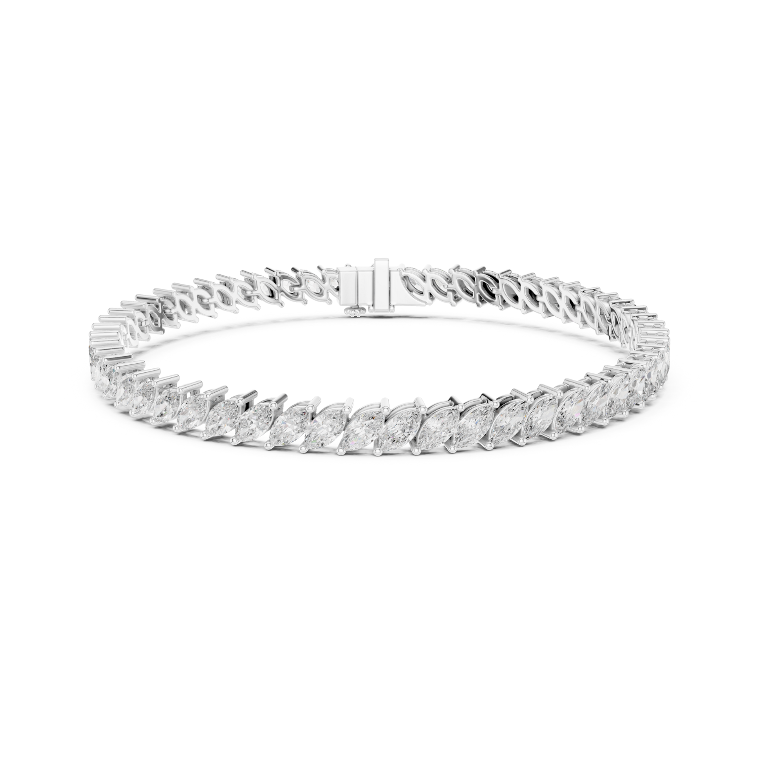 Natural Diamond Tennis Bracelet – 8.40ct GH/SI Noble Crown Luxe Series