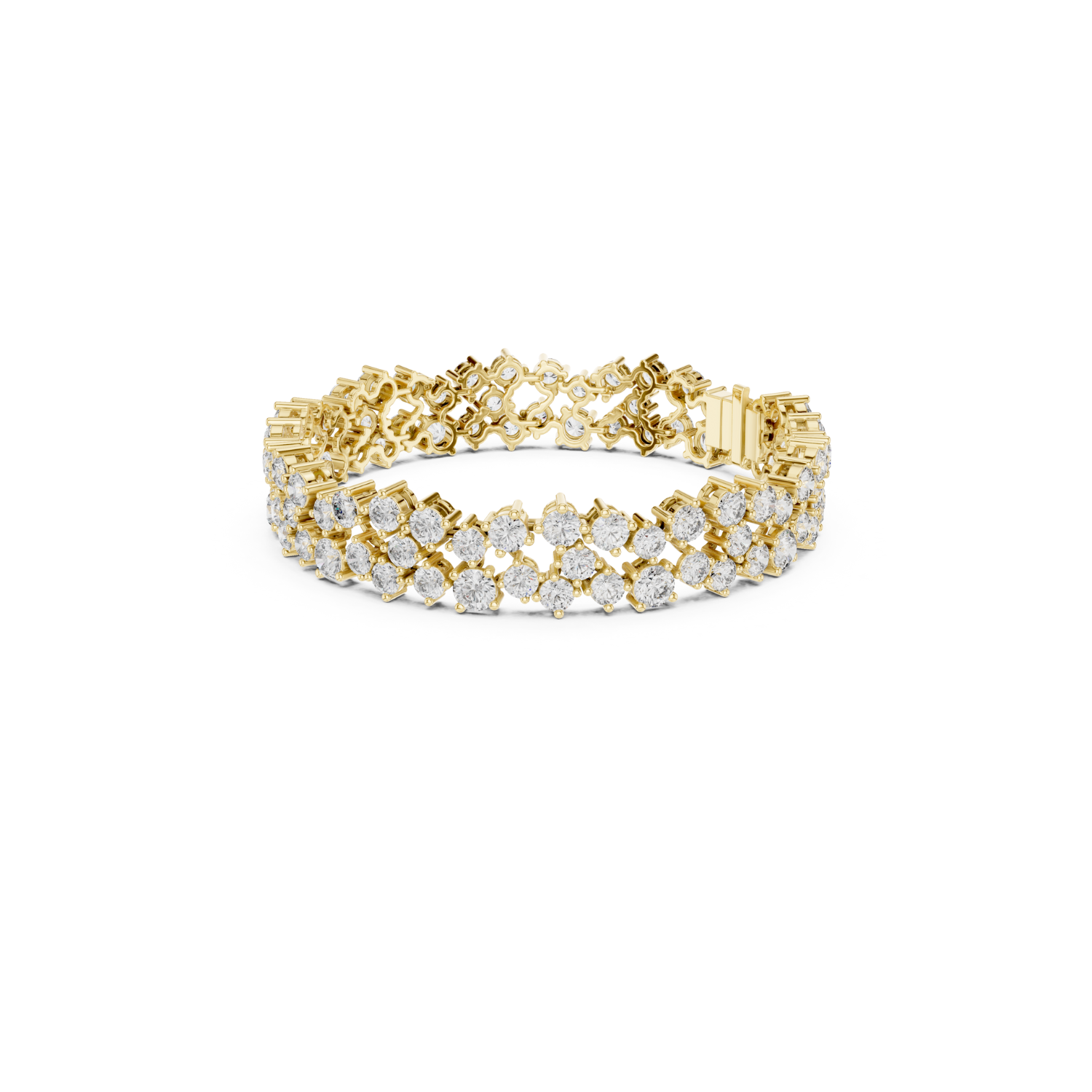 Natural Diamond Tennis Bracelet –14.45ct I/VS1 Ultimate Prestige Luxe Edition