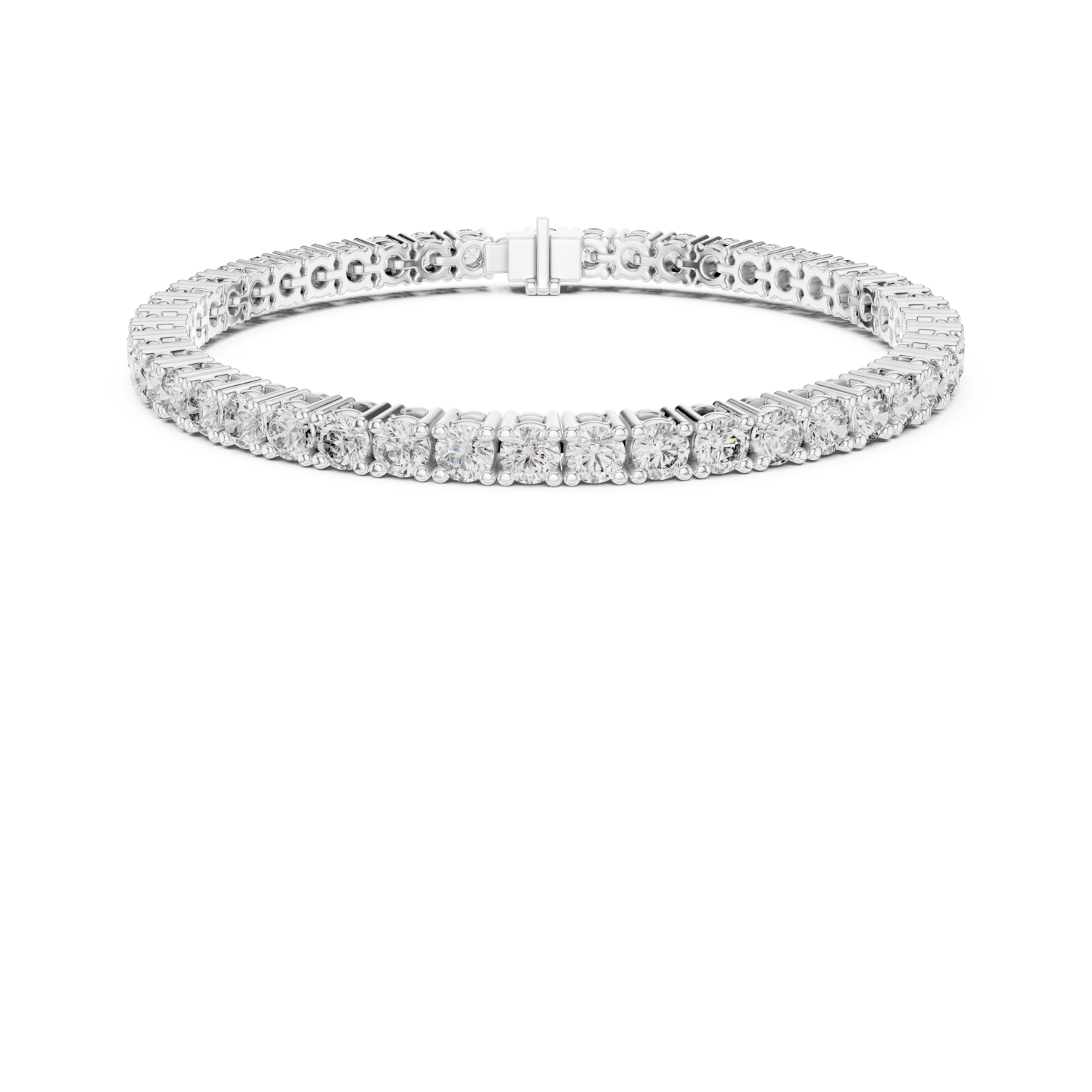 Natural Diamond Tennis Bracelet – 7.42ct GH/VS Timeless Grandeur Prestige Edition