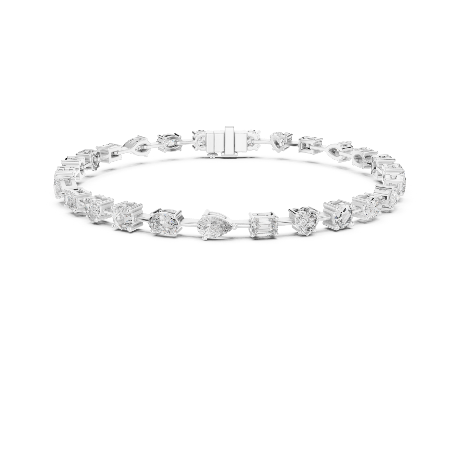 Natural Diamond Tennis Bracelet – 3.99ct GH/VS Supreme Royal Luxe