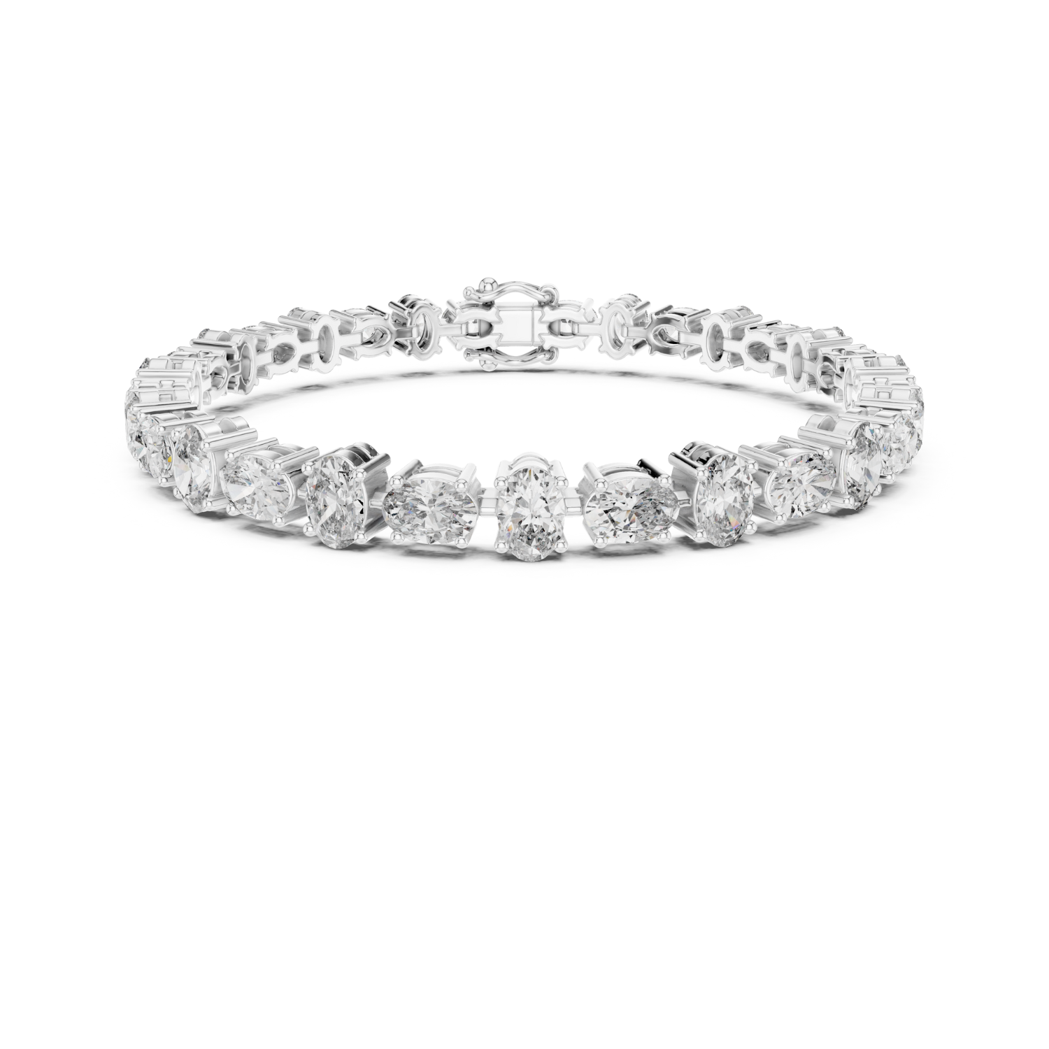Natural Diamond Tennis Bracelet – 7.71ct H/VS1 Crowned Brilliance Heritage Collection