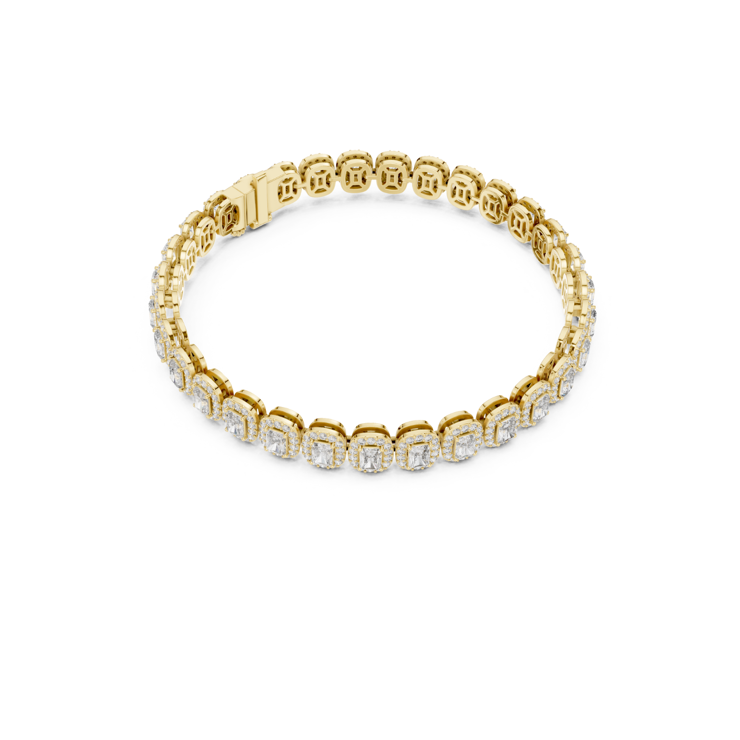 Natural Diamond Tennis Bracelet – 7.04ct GH/VS Exclusive Luxe Collection