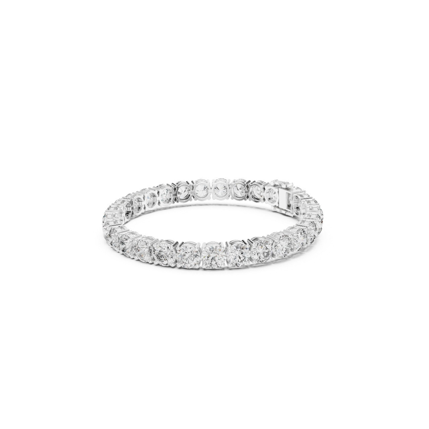 Natural Diamond Tennis Bracelet – 24.65ct I/SI1 Elite Heritage Collection