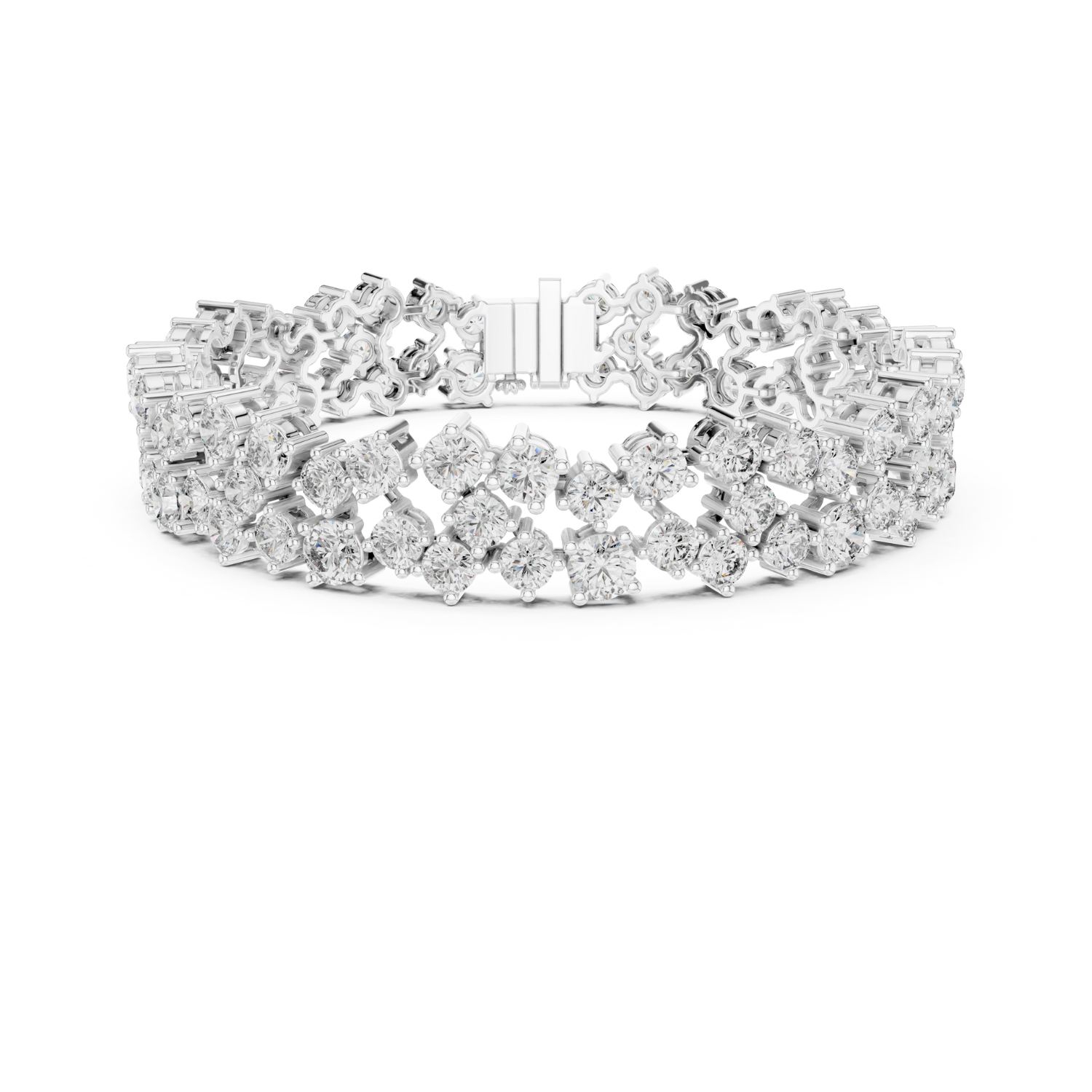 Natural Diamond Tennis Bracelet –14.45ct I/VS1 Ultimate Prestige Luxe Edition