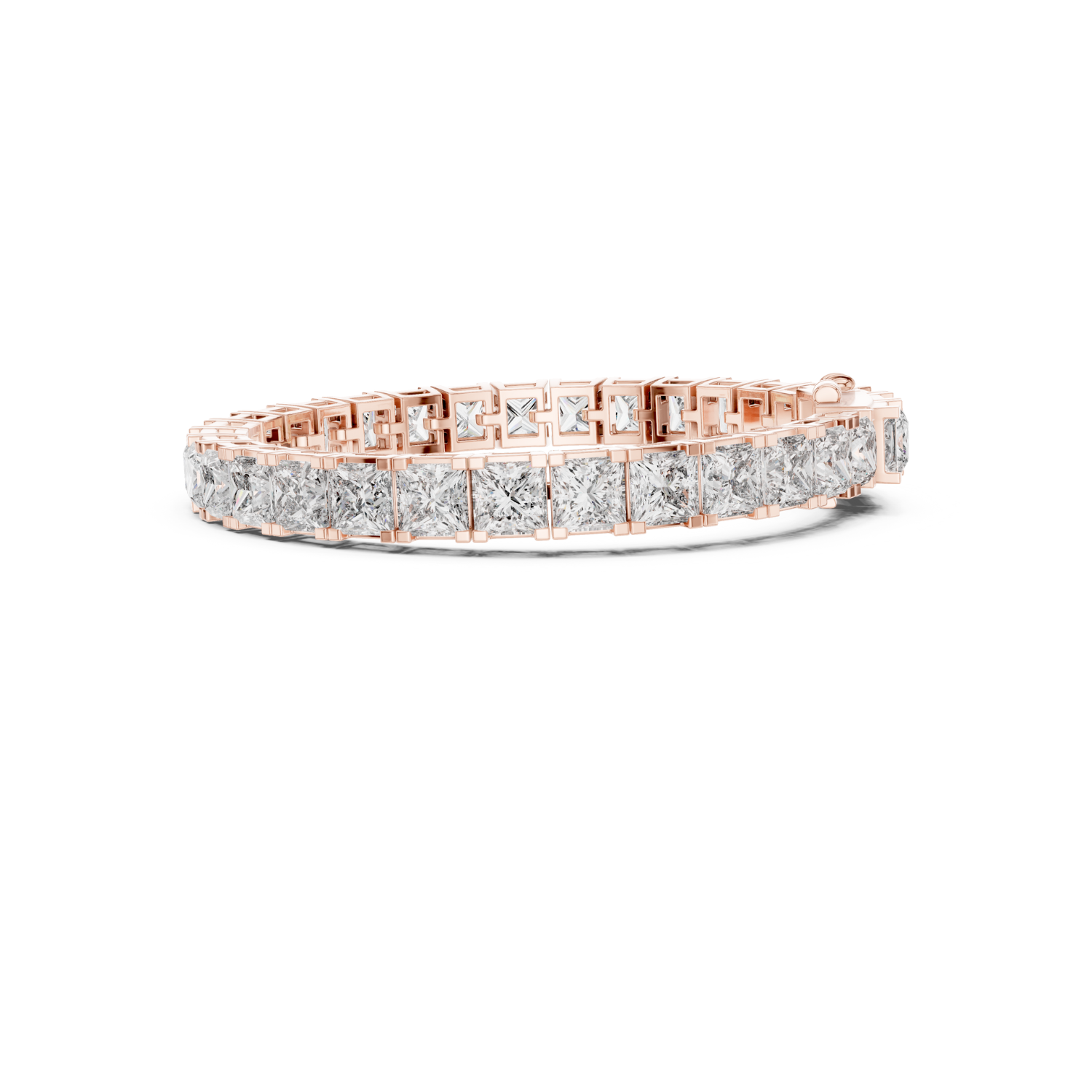 Natural Diamond Tennis Bracelet – 24.28ct H/VS1 Crown Jewel Opulent Edition