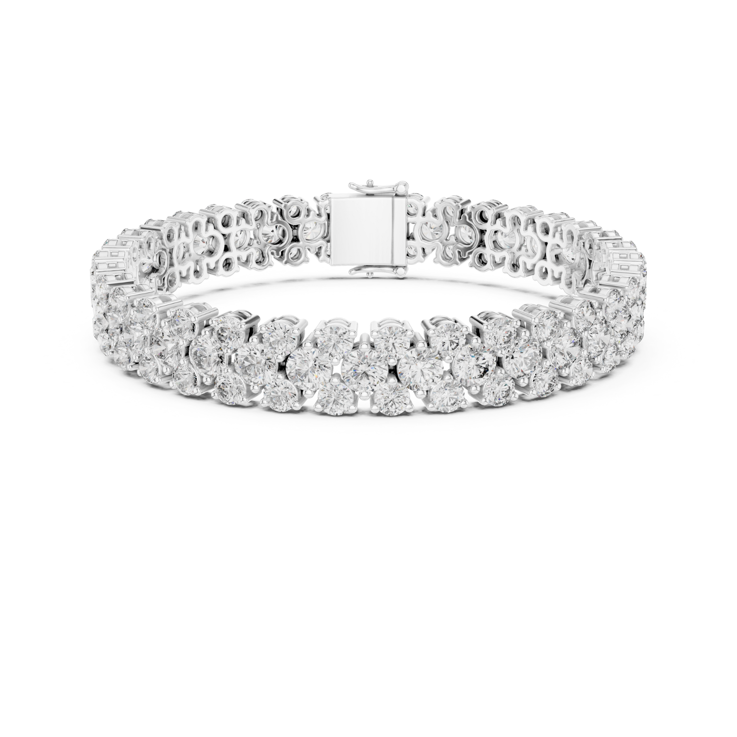 Natural Diamond Tennis Bracelet – 17.38ct I/VS1 Grand Regal Luxe Edition