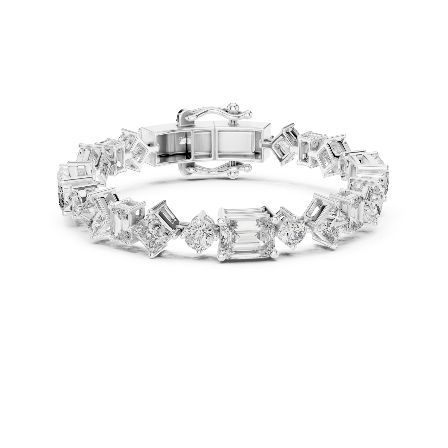 Natural Diamond Tennis Bracelet – 20.07ct I/SI1 Royal Grandeur Signature Series