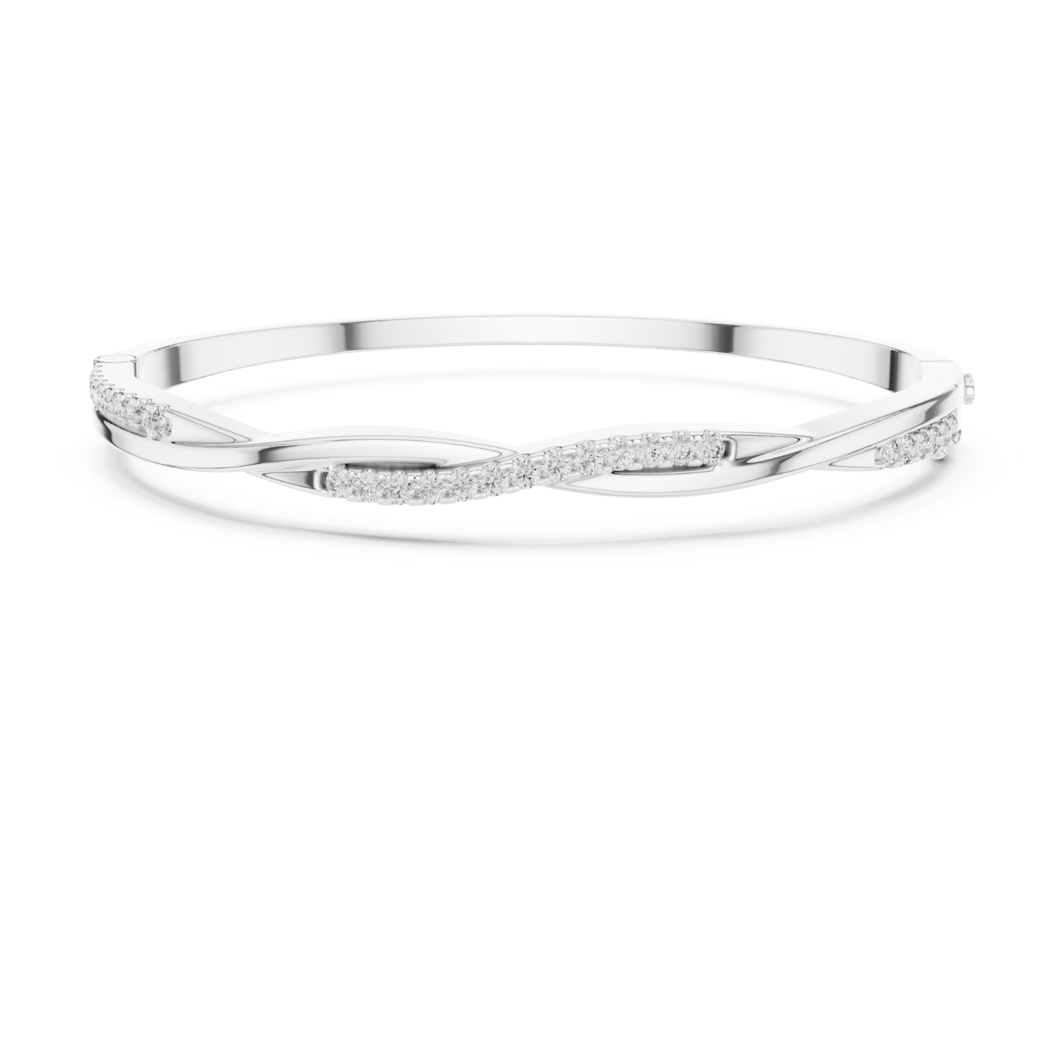 Natural Diamond Bangle Bracelet – 0.70ct EF/VS Heirloom Luxe Collection