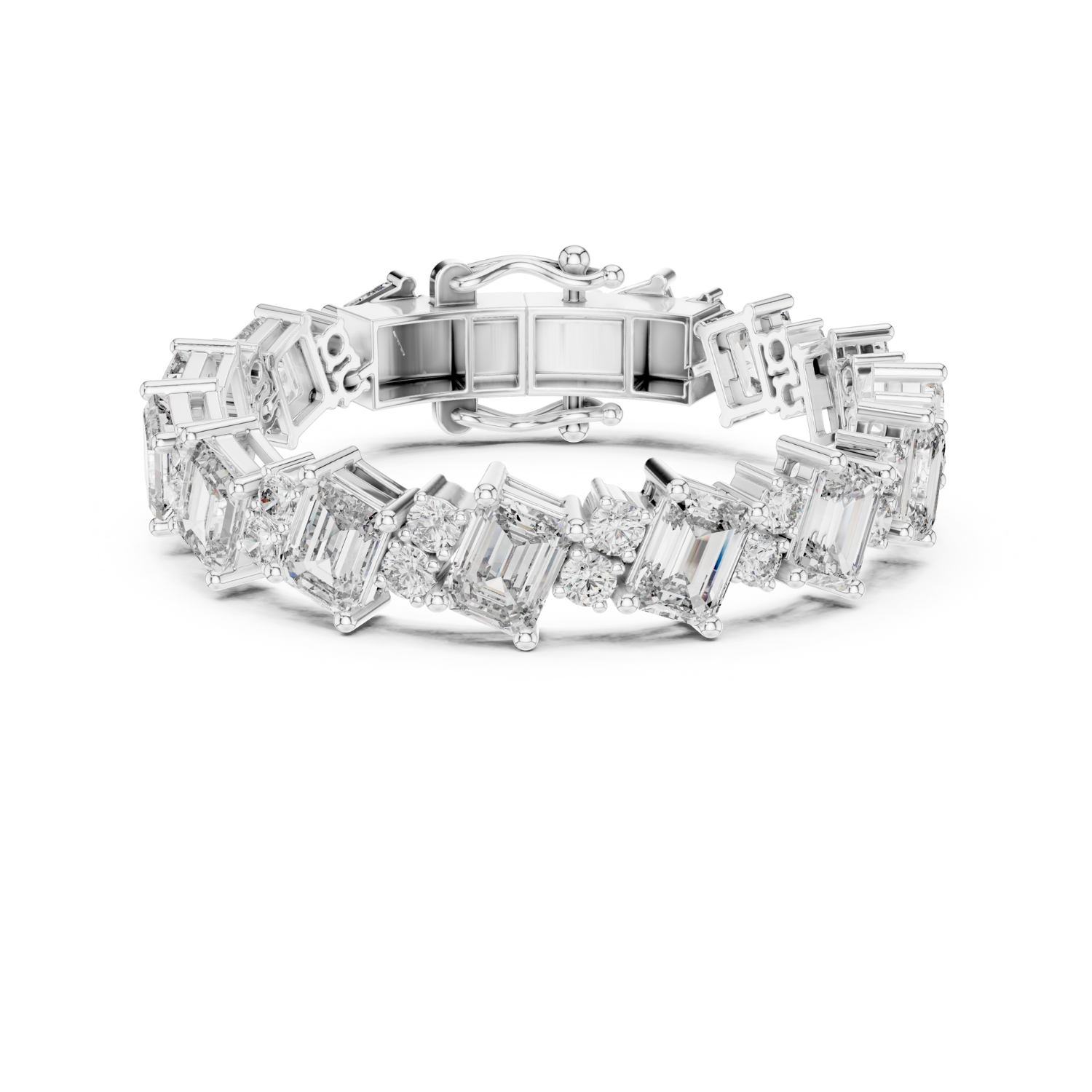 Natural Diamond Tennis Bracelet – 27.43ct J/SI1 Noble Grace Prestige Series