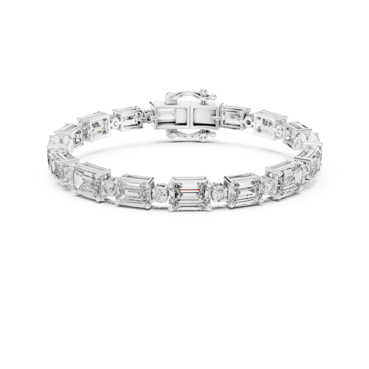 Natural Diamond Tennis Bracelet – 11.34ct H/VS1 Regal Crown Opulence Collection