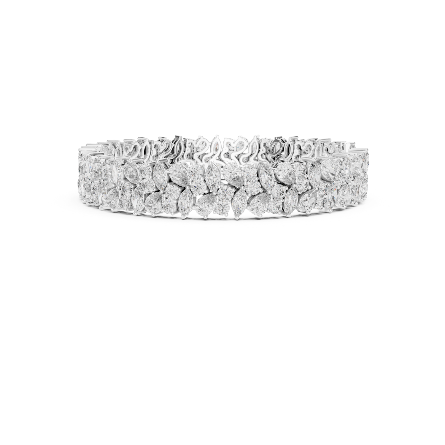 Natural Diamond Tennis Bracelet – 13.50ct GH/VS Regal Aura Heritage Collection