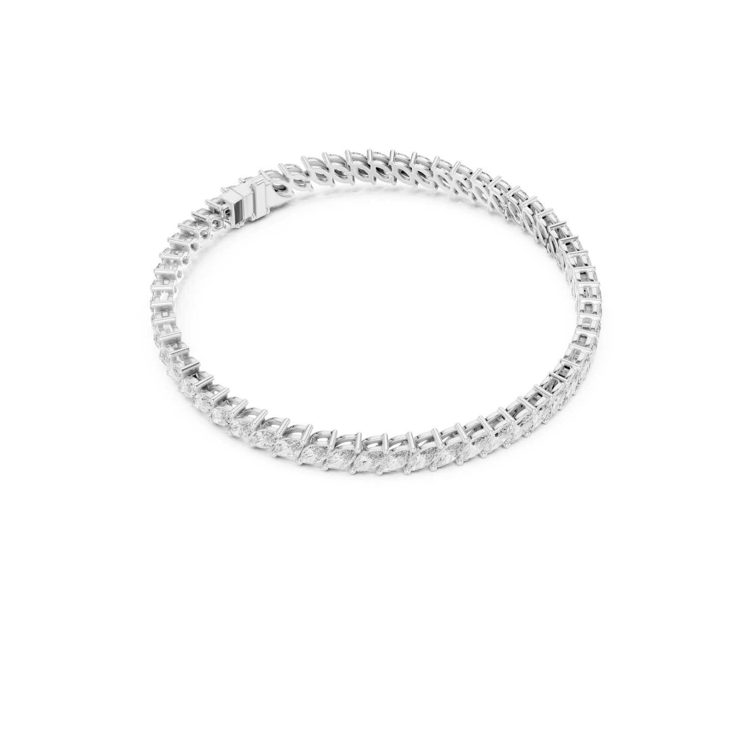 Natural Diamond Tennis Bracelet – 8.40ct GH/SI Noble Crown Luxe Series