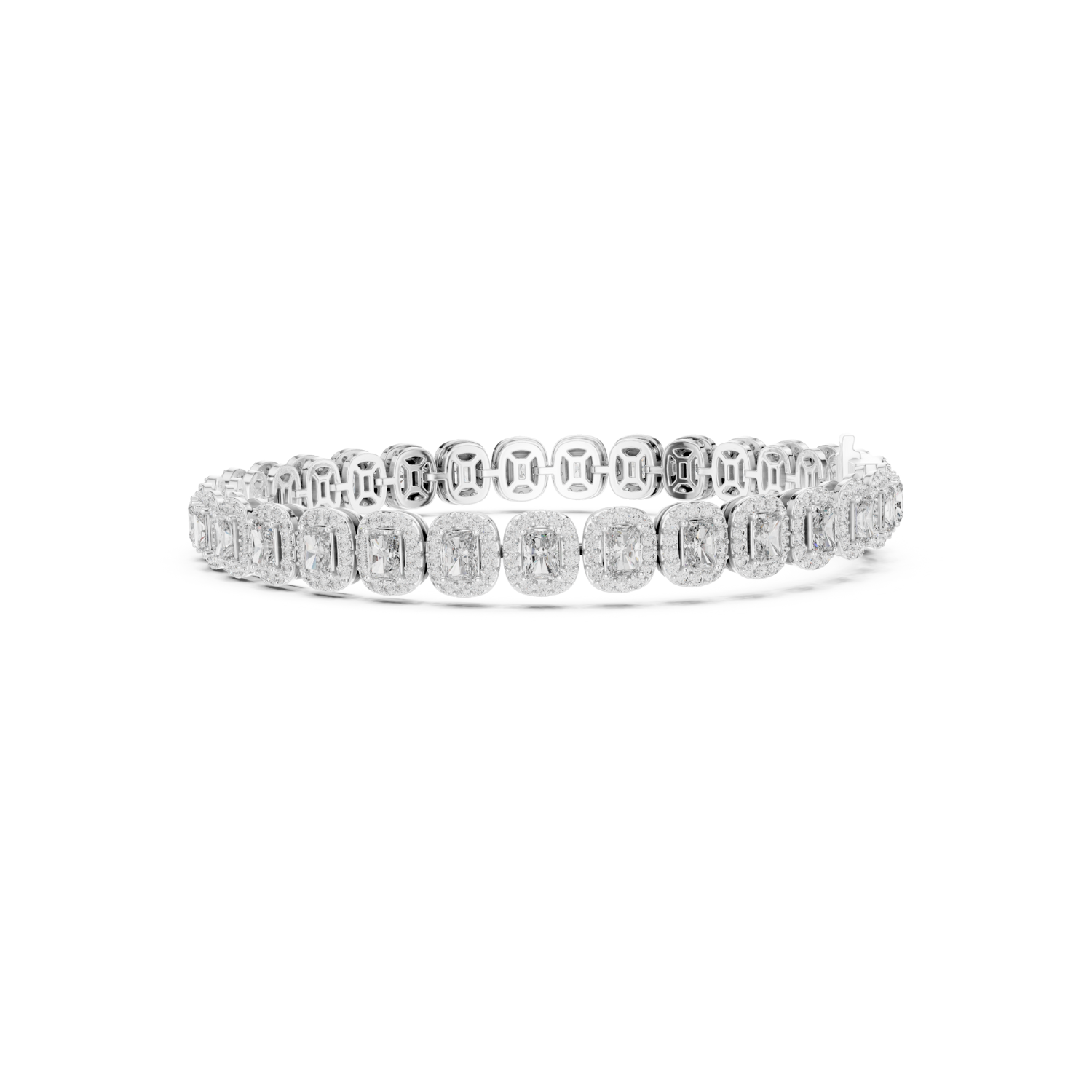 Natural Diamond Tennis Bracelet – 7.04ct GH/VS Exclusive Luxe Collection