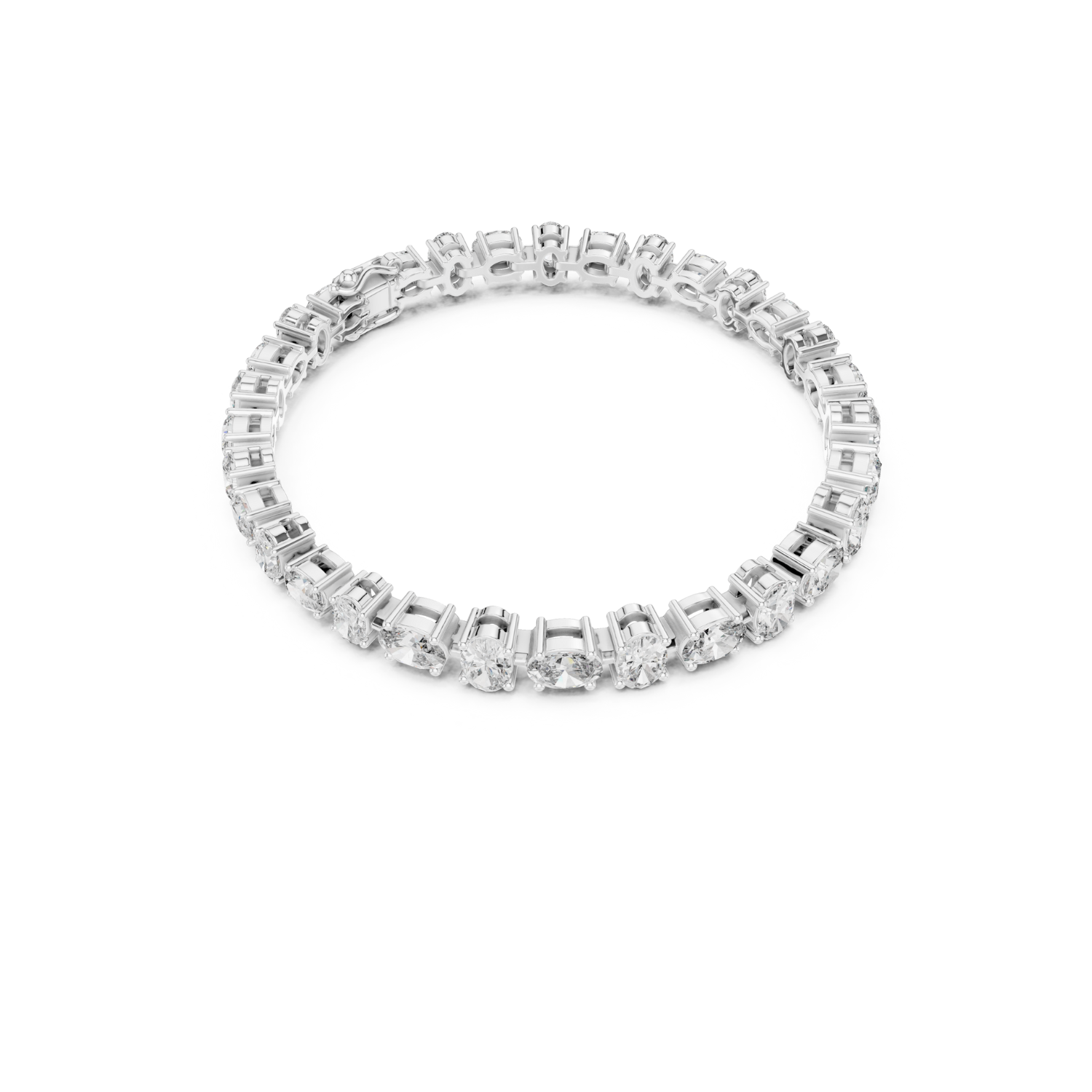 Natural Diamond Tennis Bracelet – 7.71ct H/VS1 Crowned Brilliance Heritage Collection