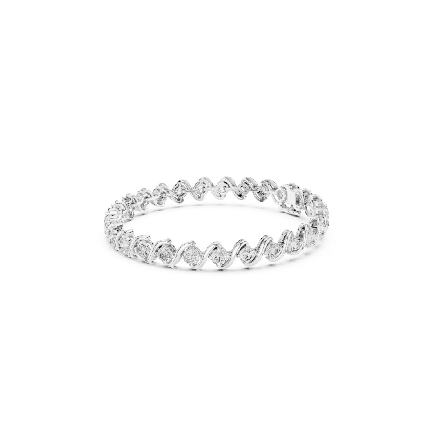 Natural Diamond Tennis Bracelet – 6.45ct H/SI1 Exclusive Heritage Luxe