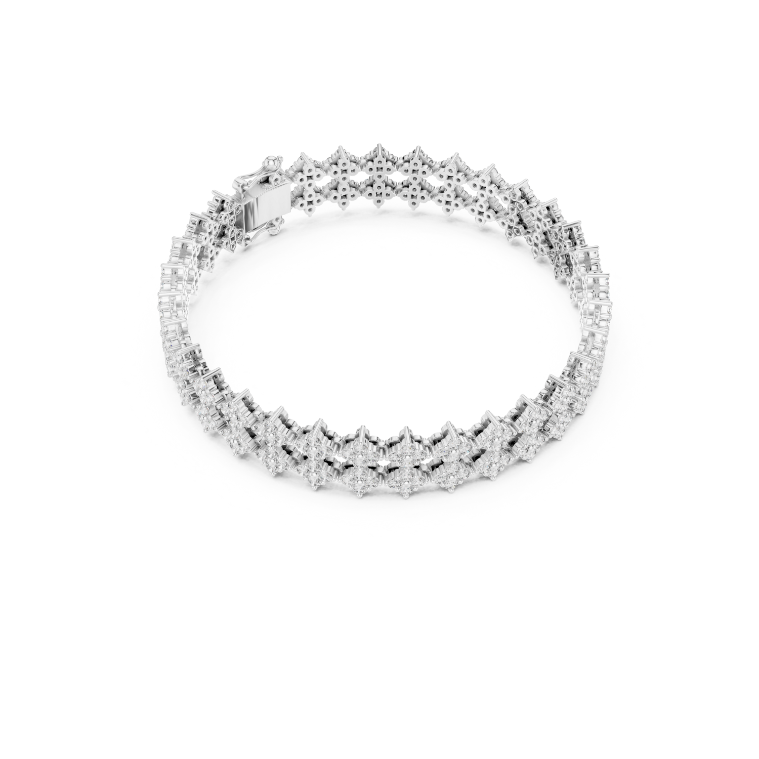 Natural Diamond Tennis Bracelet – 5.12ct EF/VS Timeless Royal Heritage Collection