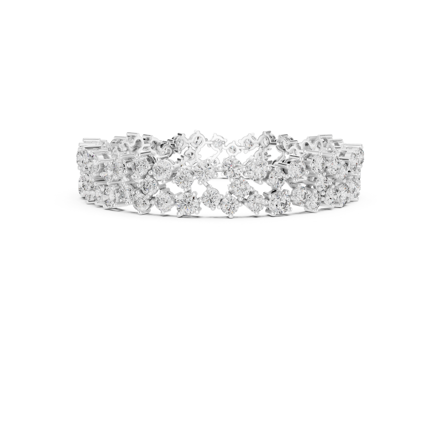 Natural Diamond Tennis Bracelet –14.45ct I/VS1 Ultimate Prestige Luxe Edition