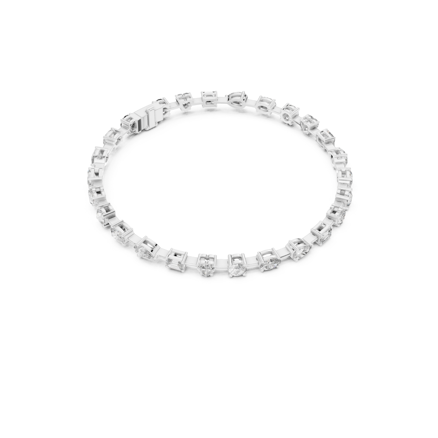 Natural Diamond Tennis Bracelet – 3.99ct GH/VS Supreme Royal Luxe