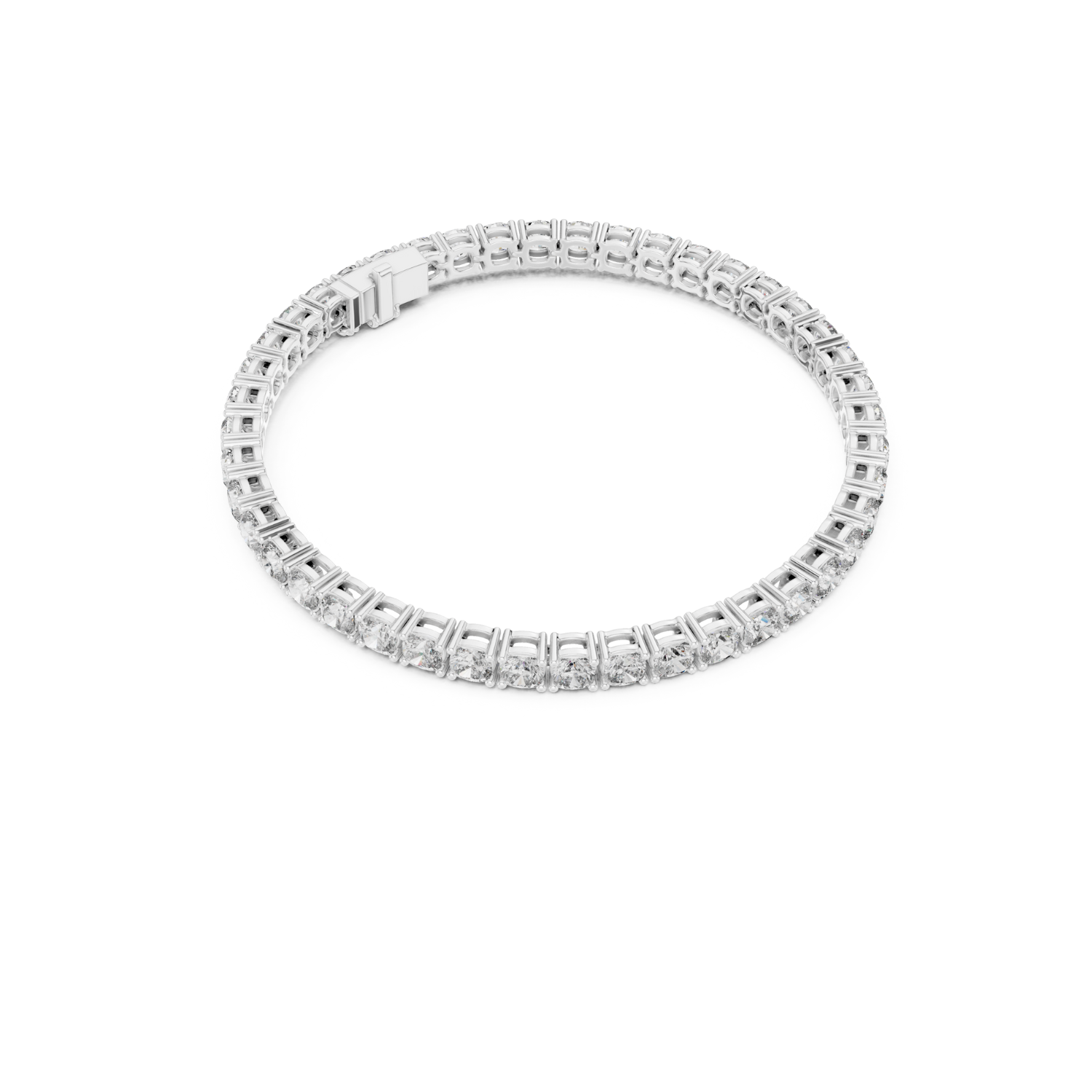 Natural Diamond Tennis Bracelet – 4.40ct GH/VS Majestic Royal Collection