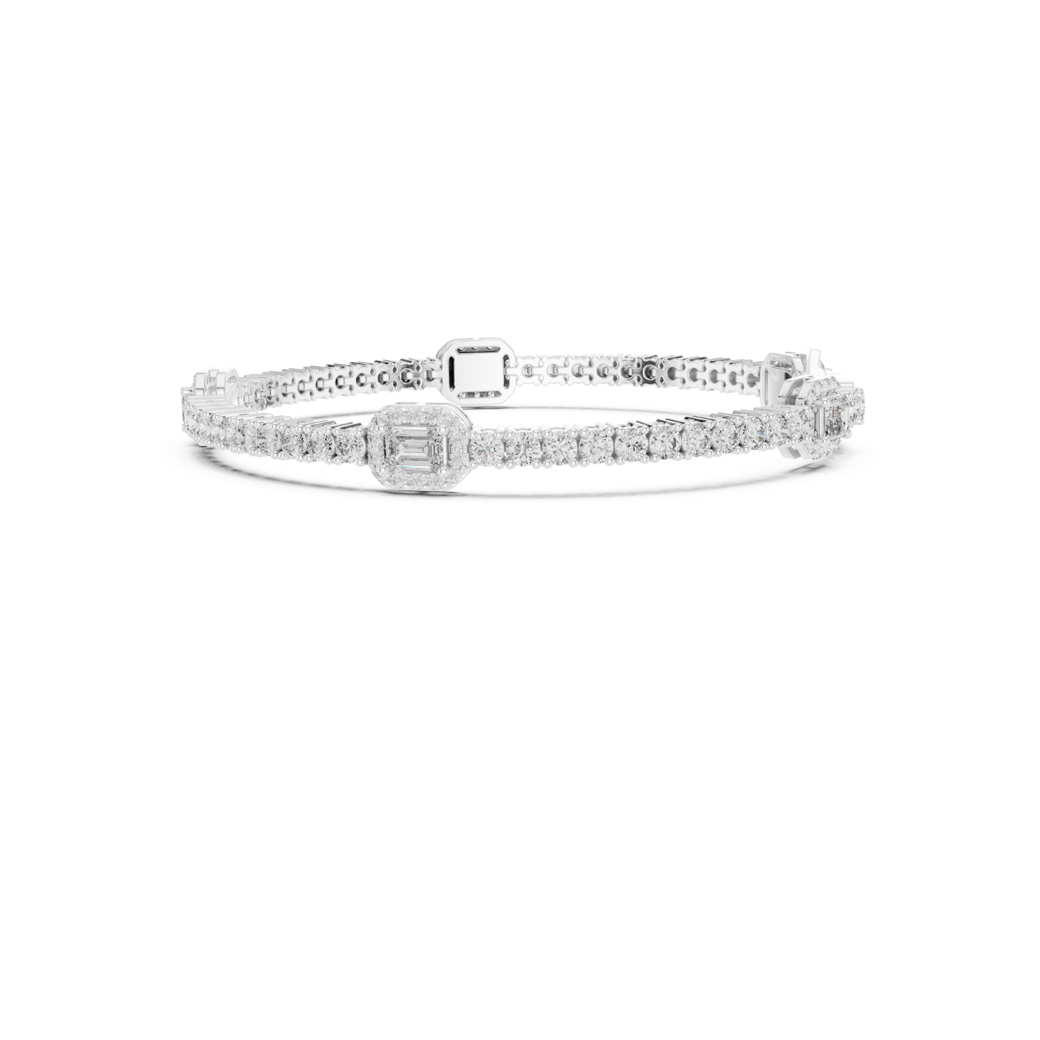 Natural Diamond Tennis Bracelet – 5.27ct J/VS1 Elite Crown Luxe Collection