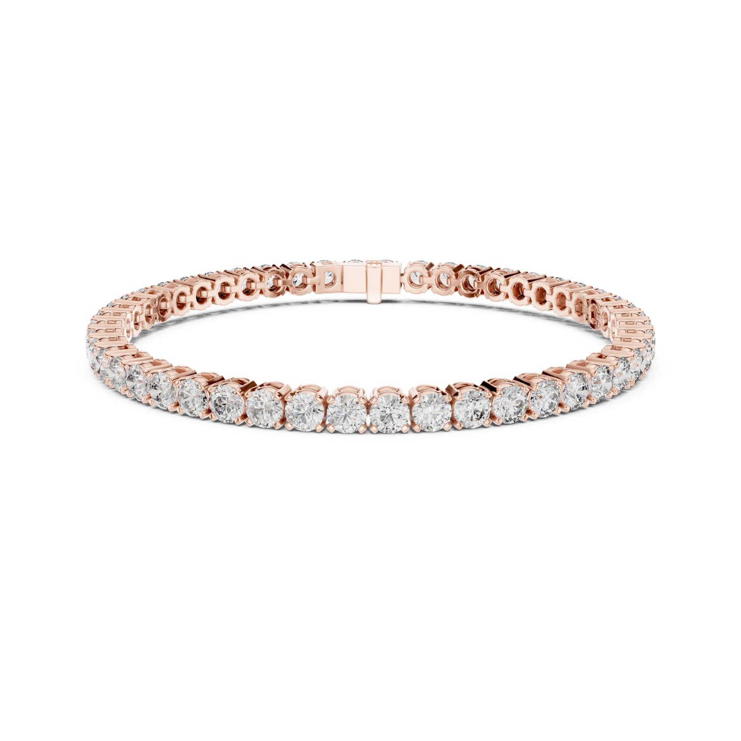 Natural Diamond Tennis Bracelet – 7.008ct GH/SI Exclusive Heritage Luxe