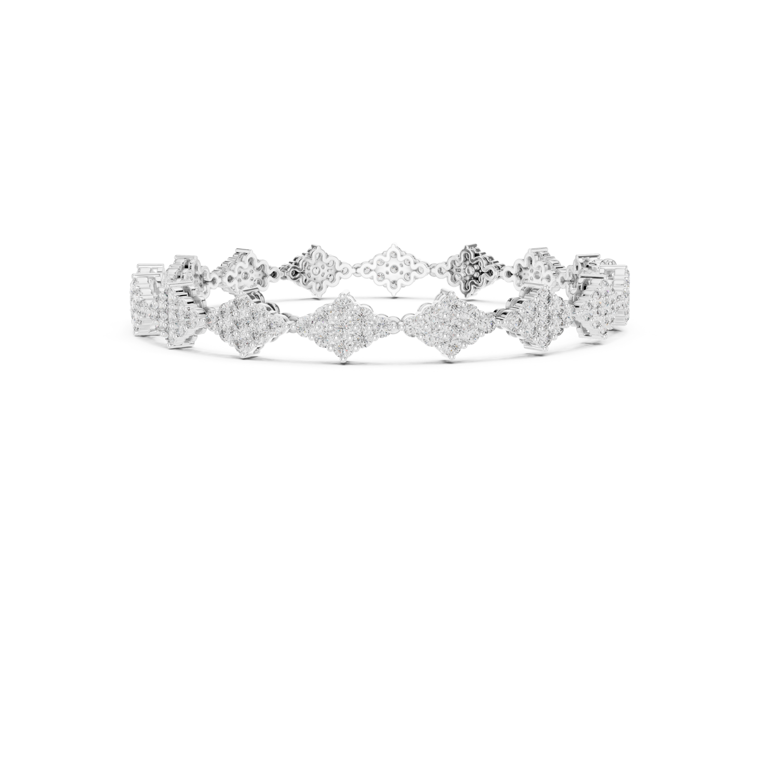 Natural Diamond Tennis Bracelet – 5.76ct GH/VS Majestic Aura Heritage Collection
