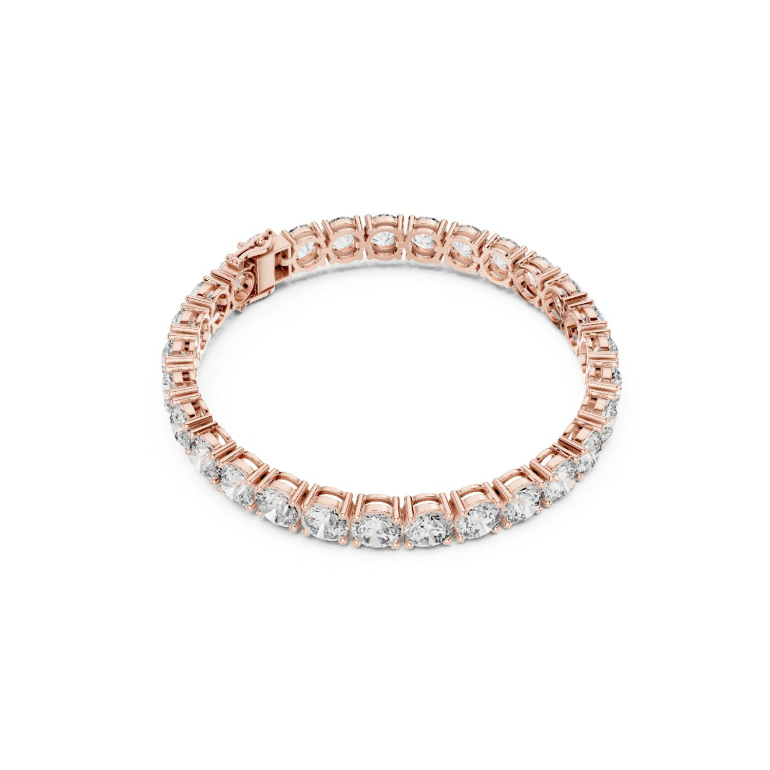 Natural Diamond Tennis Bracelet – 24.65ct I/SI1 Elite Heritage Collection