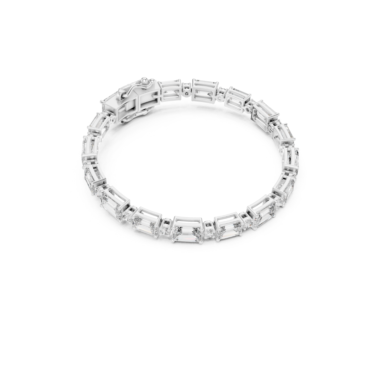 Natural Diamond Tennis Bracelet – 11.34ct H/VS1 Regal Crown Opulence Collection