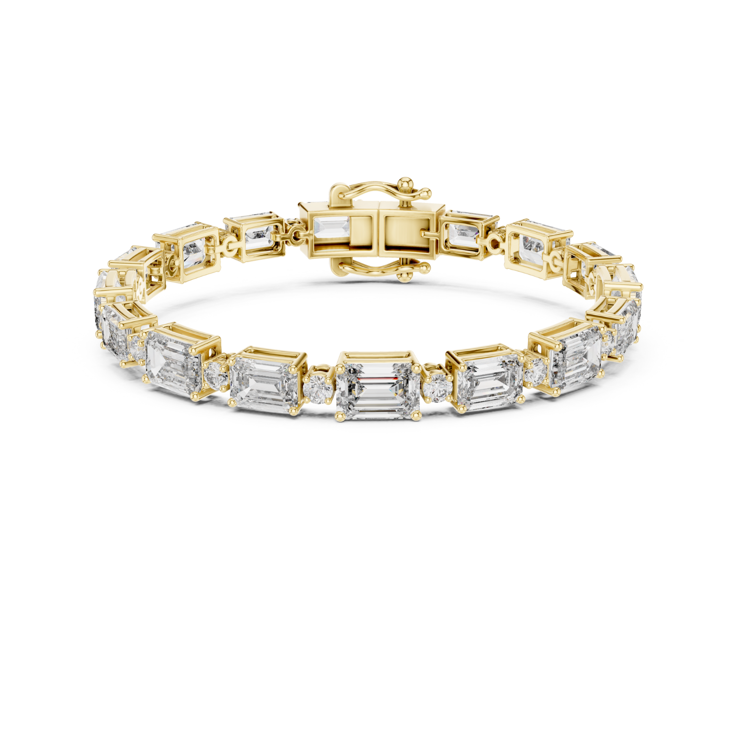 Natural Diamond Tennis Bracelet – 11.34ct H/VS1 Regal Crown Opulence Collection