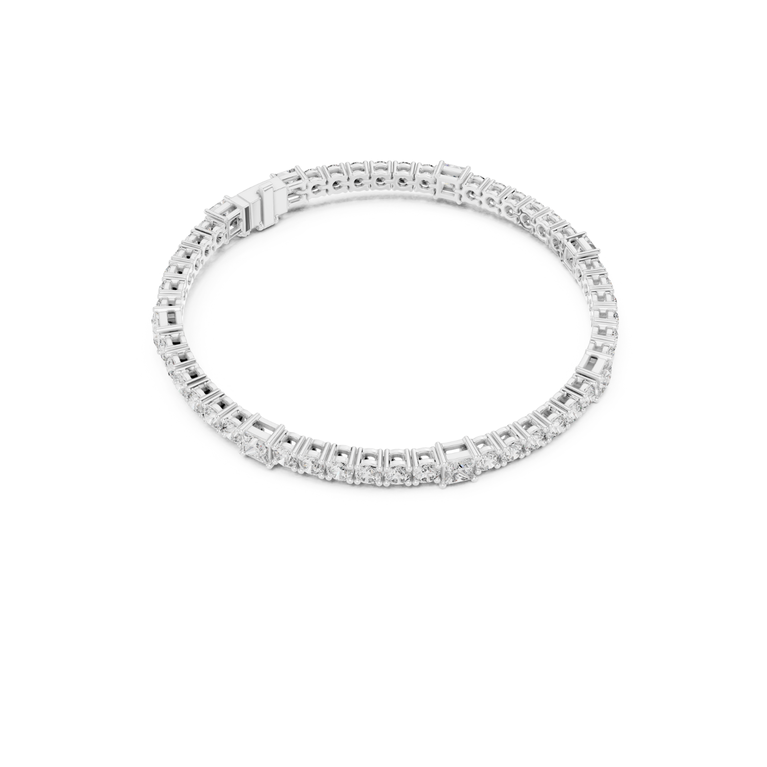 Natural Diamond Tennis Bracelet – 6.62ct H/VS1 Supreme Classic Luxe