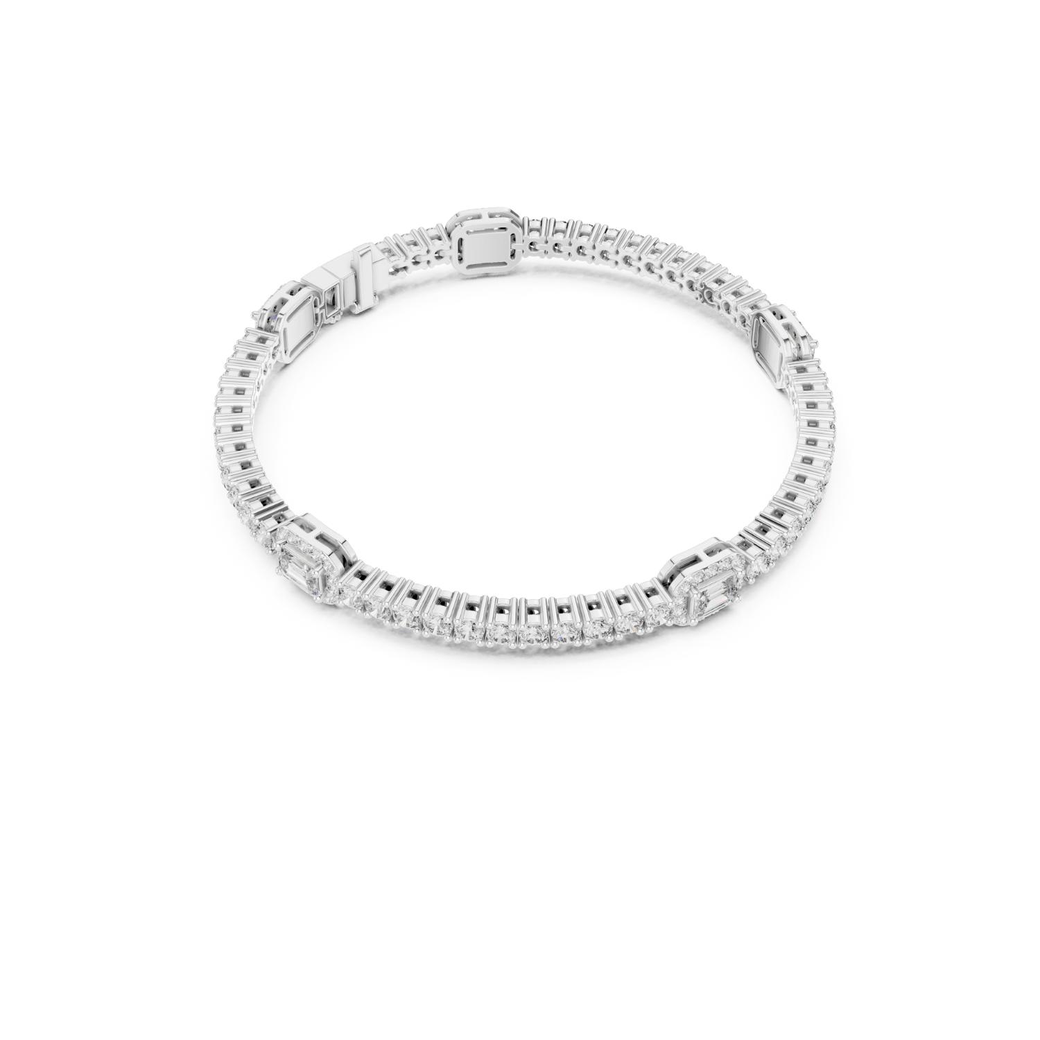 Natural Diamond Tennis Bracelet – 5.27ct J/VS1 Elite Crown Luxe Collection