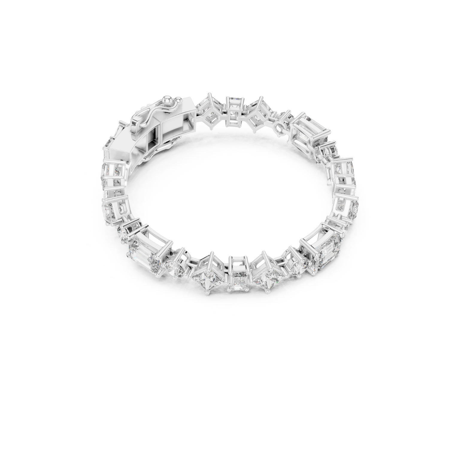 Natural Diamond Tennis Bracelet – 20.07ct I/SI1 Royal Grandeur Signature Series