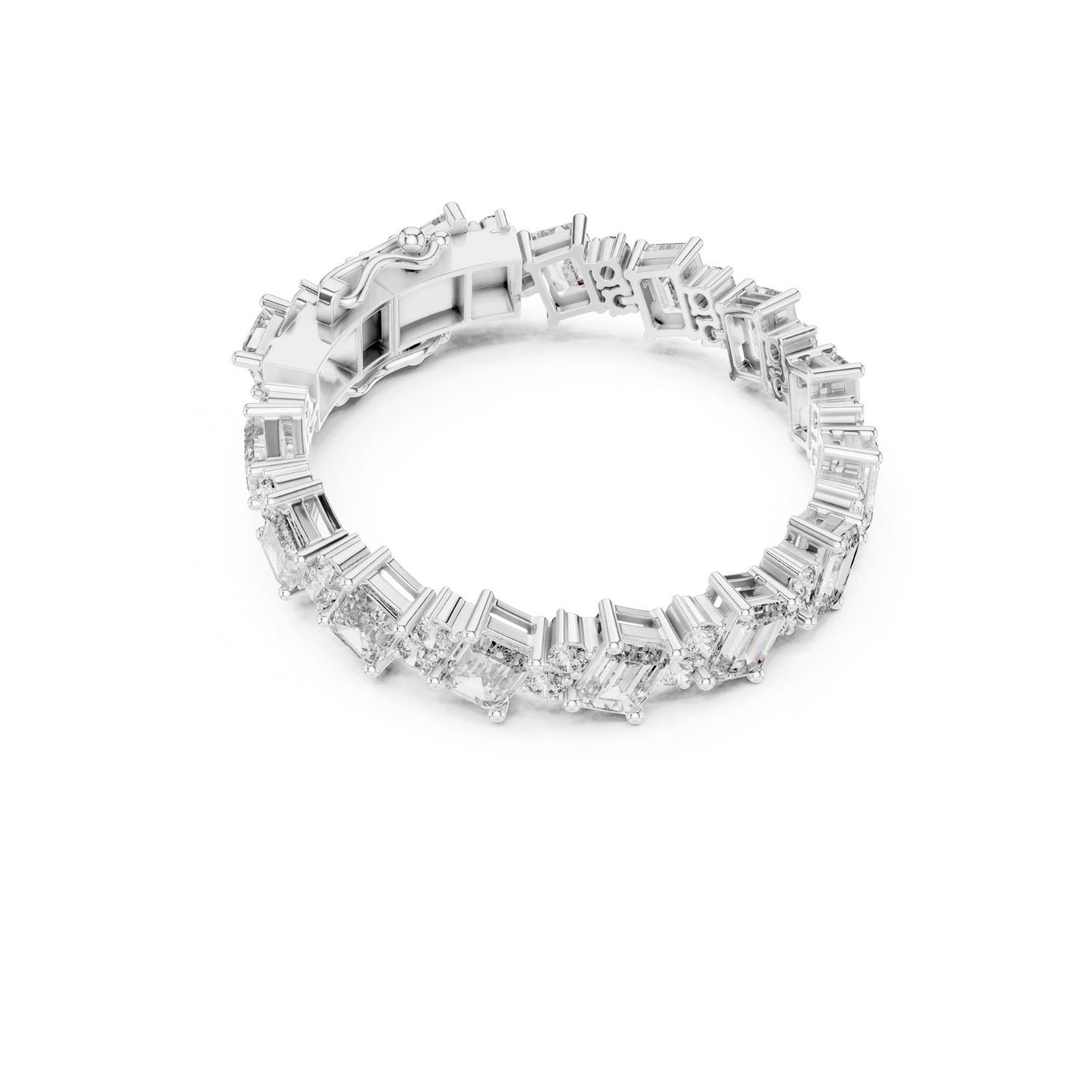 Natural Diamond Tennis Bracelet – 27.43ct J/SI1 Noble Grace Prestige Series