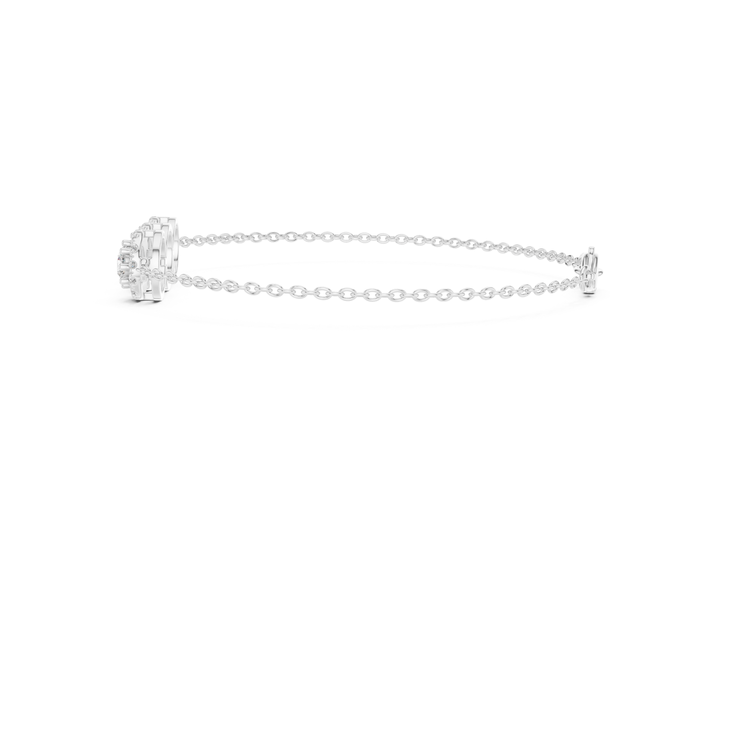 Natural Diamond Charm Bracelet – 1.29ct H/VS1 Timeless Opulence Prestige