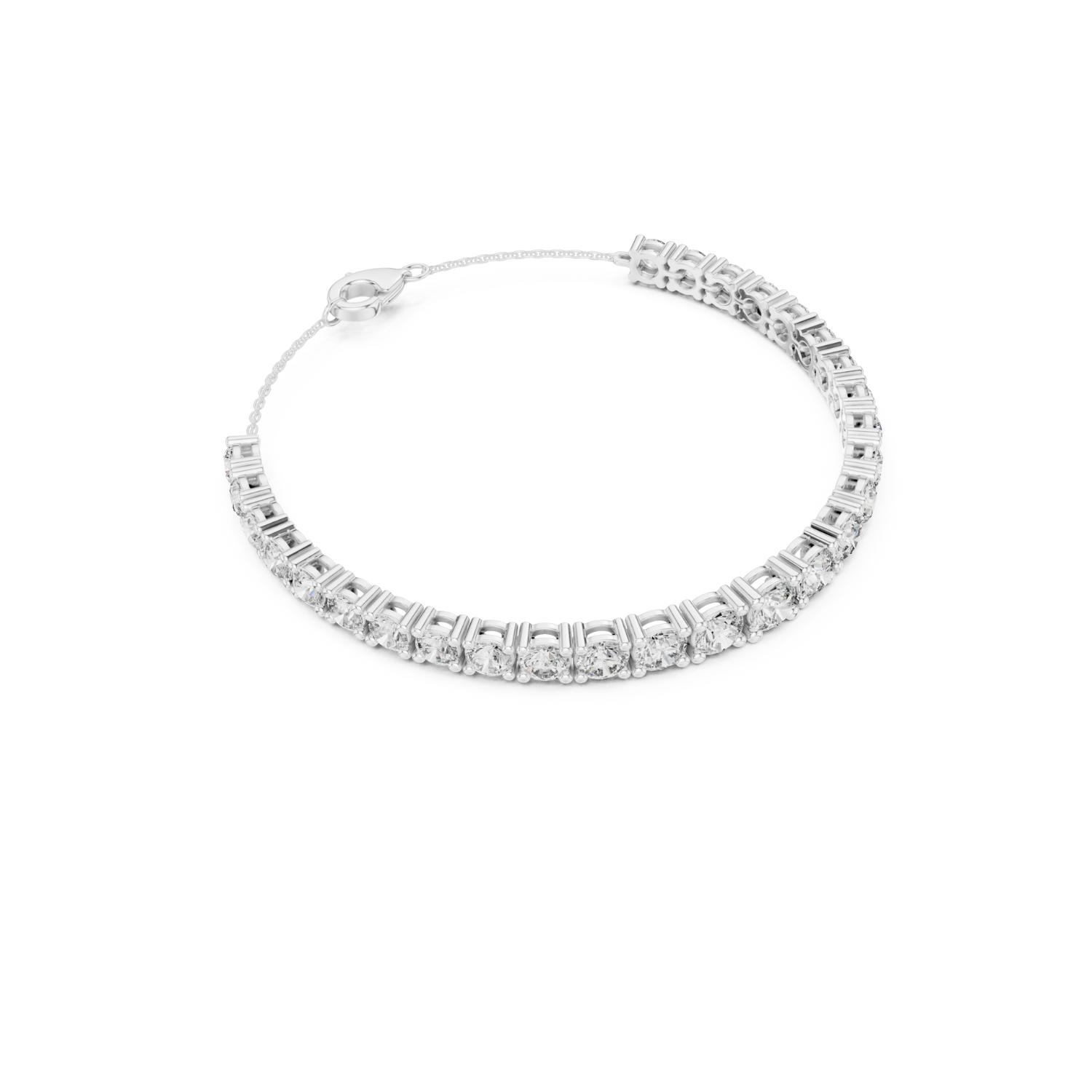 Natural Diamond Tennis Bracelet – 8.06ct H/VS1 Imperial Opulence Collection