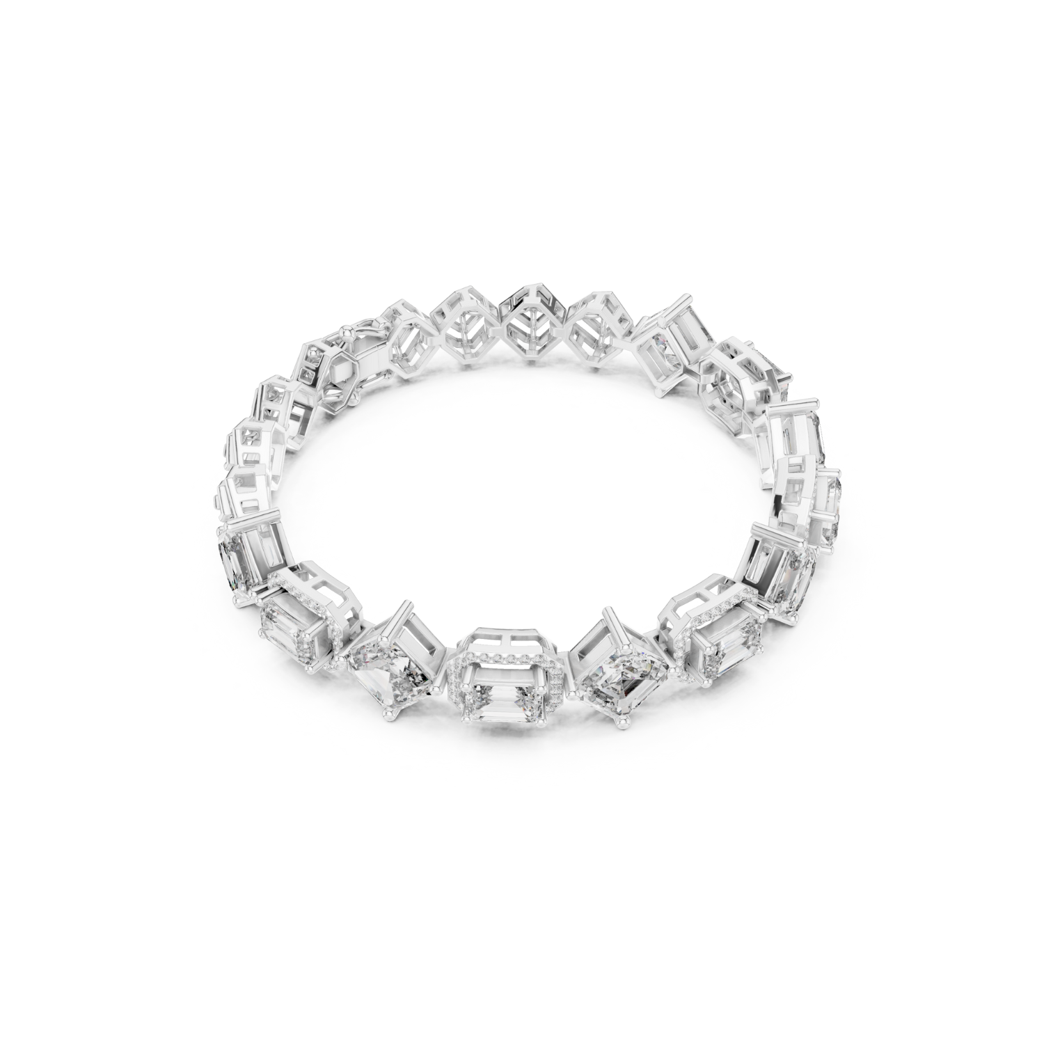 Natural Diamond Tennis Bracelet – 12.04ct H/VS1 Royal Heirloom Collection
