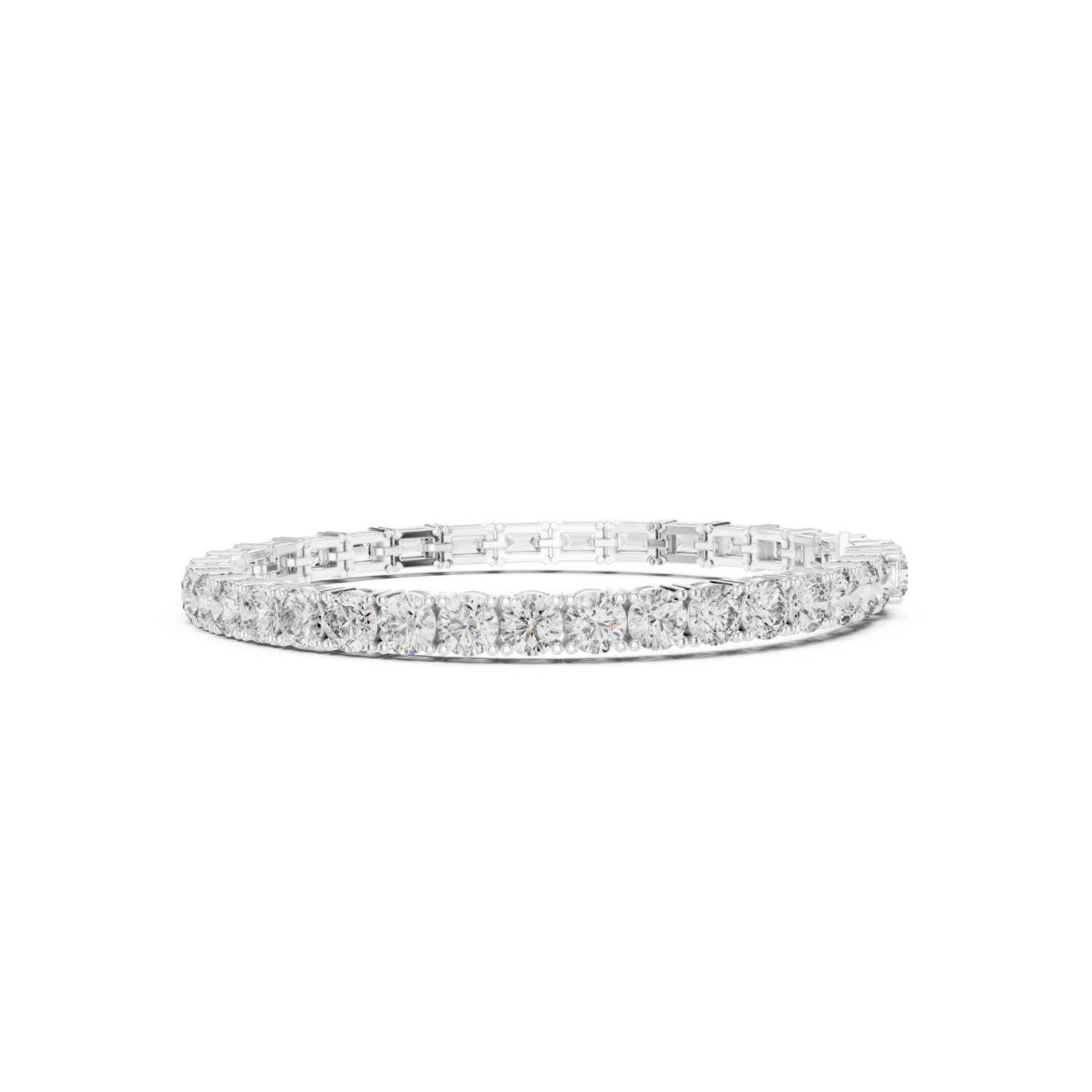 Natural Diamond Tennis Bracelet –12.60ct J/VS2 Opulent Crown Luxe Edition