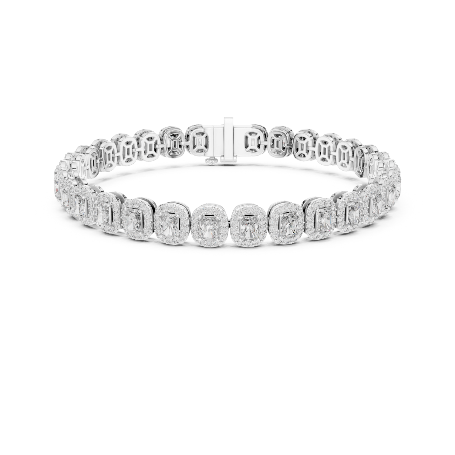 Natural Diamond Tennis Bracelet – 7.04ct GH/VS Exclusive Luxe Collection