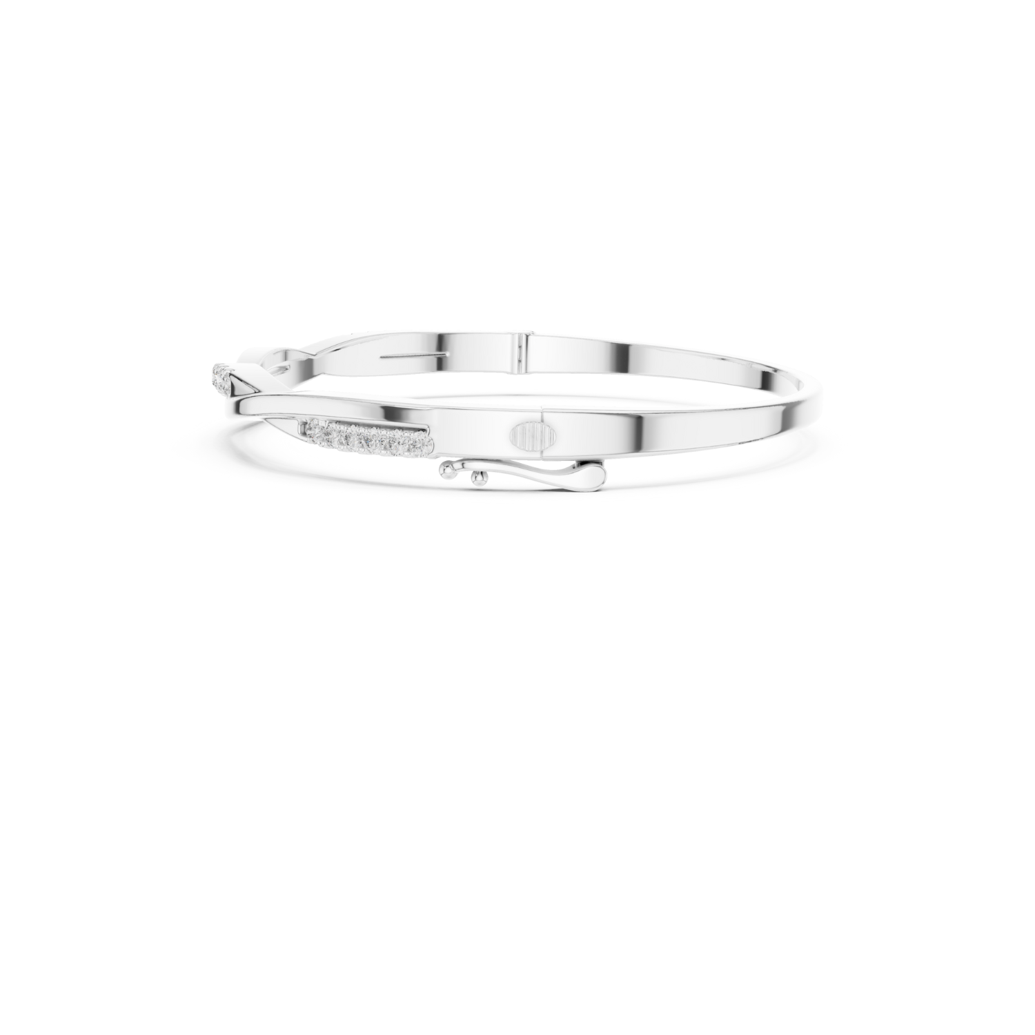 Natural Diamond Bangle Bracelet – 0.70ct EF/VS Heirloom Luxe Collection