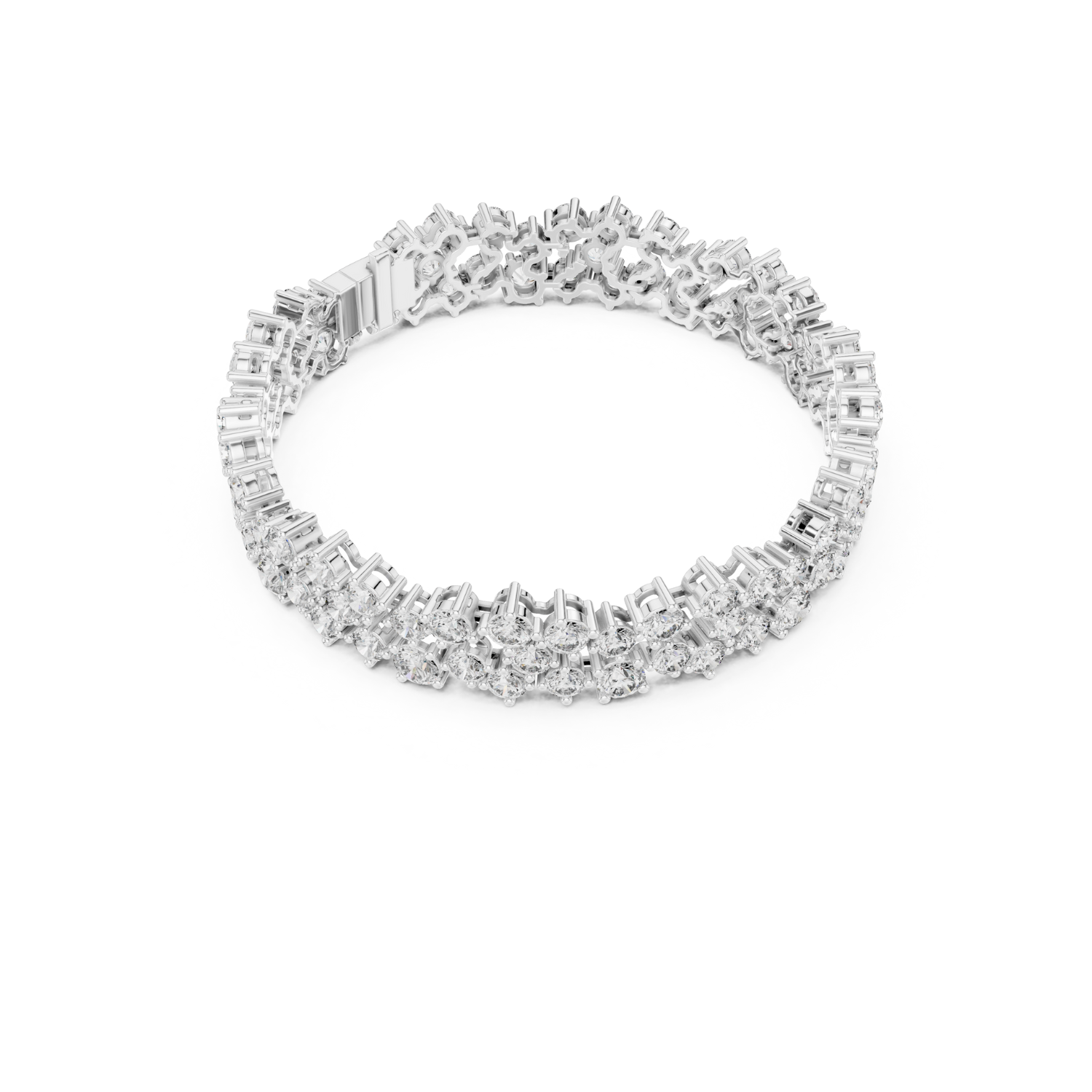 Natural Diamond Tennis Bracelet –14.45ct I/VS1 Ultimate Prestige Luxe Edition