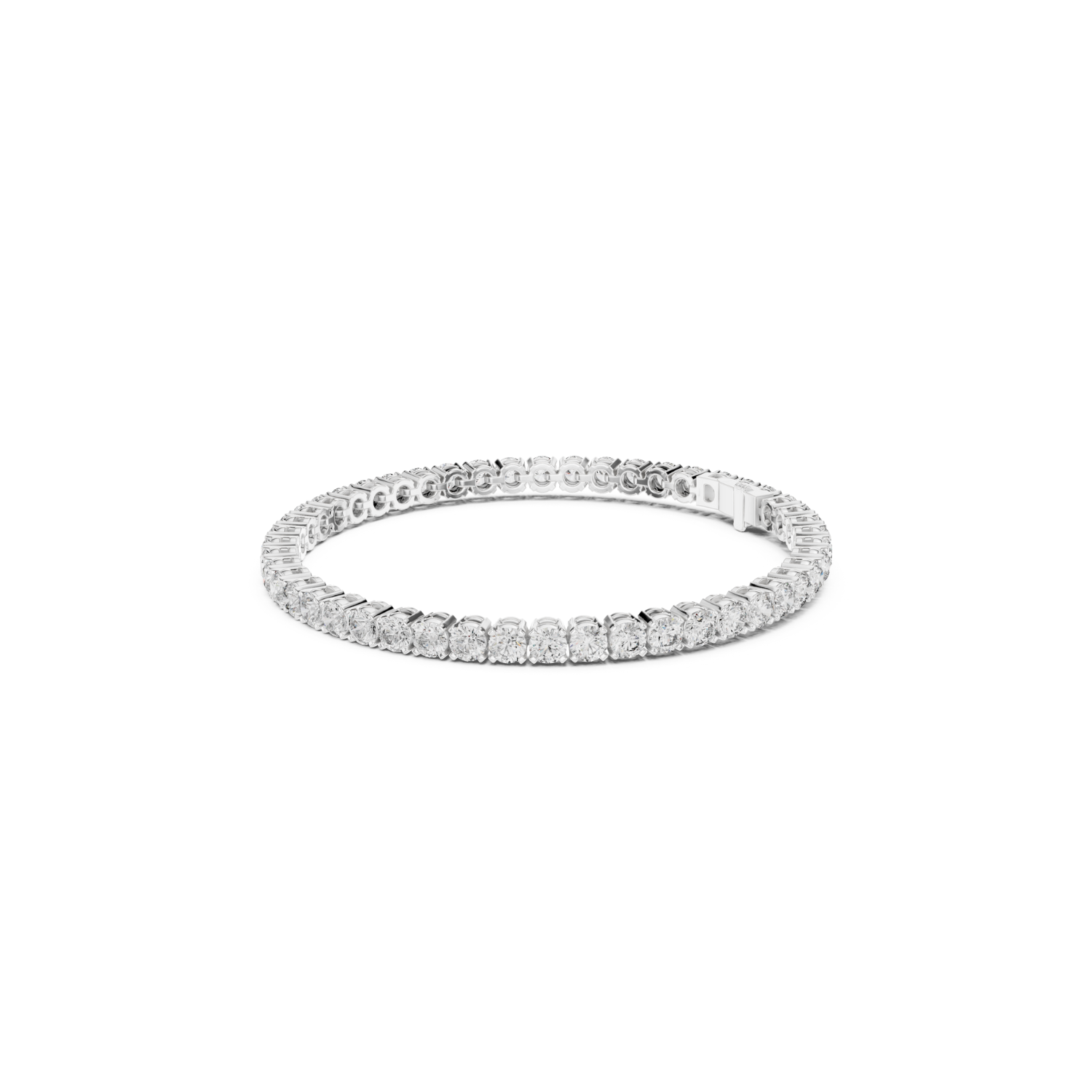 Natural Diamond Tennis Bracelet – 7.008ct GH/SI Exclusive Heritage Luxe