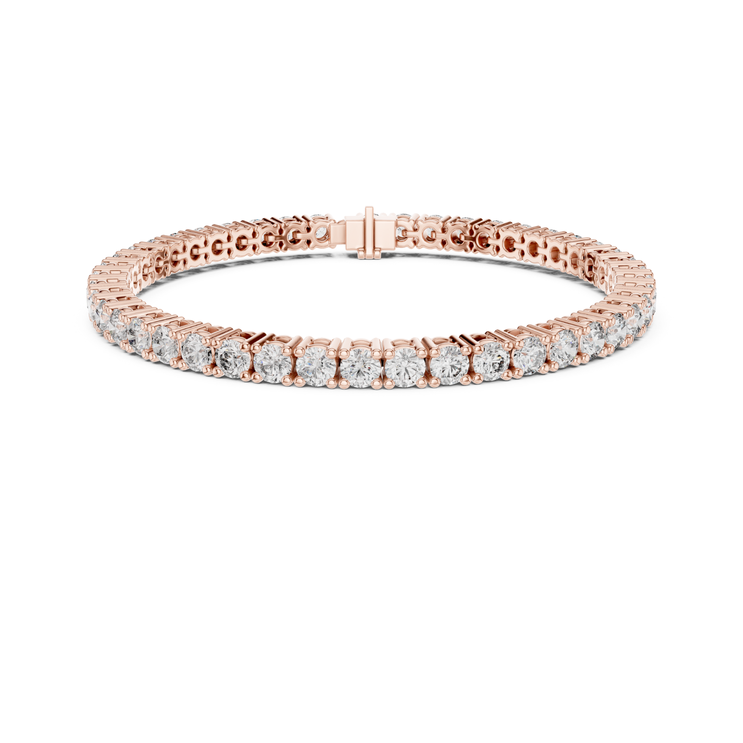 Natural Diamond Tennis Bracelet – 7.42ct GH/VS Timeless Grandeur Prestige Edition
