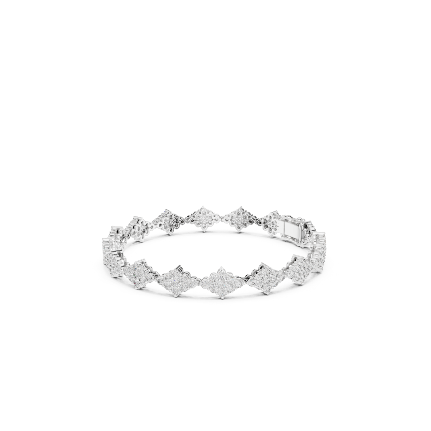 Natural Diamond Tennis Bracelet – 5.76ct GH/VS Majestic Aura Heritage Collection