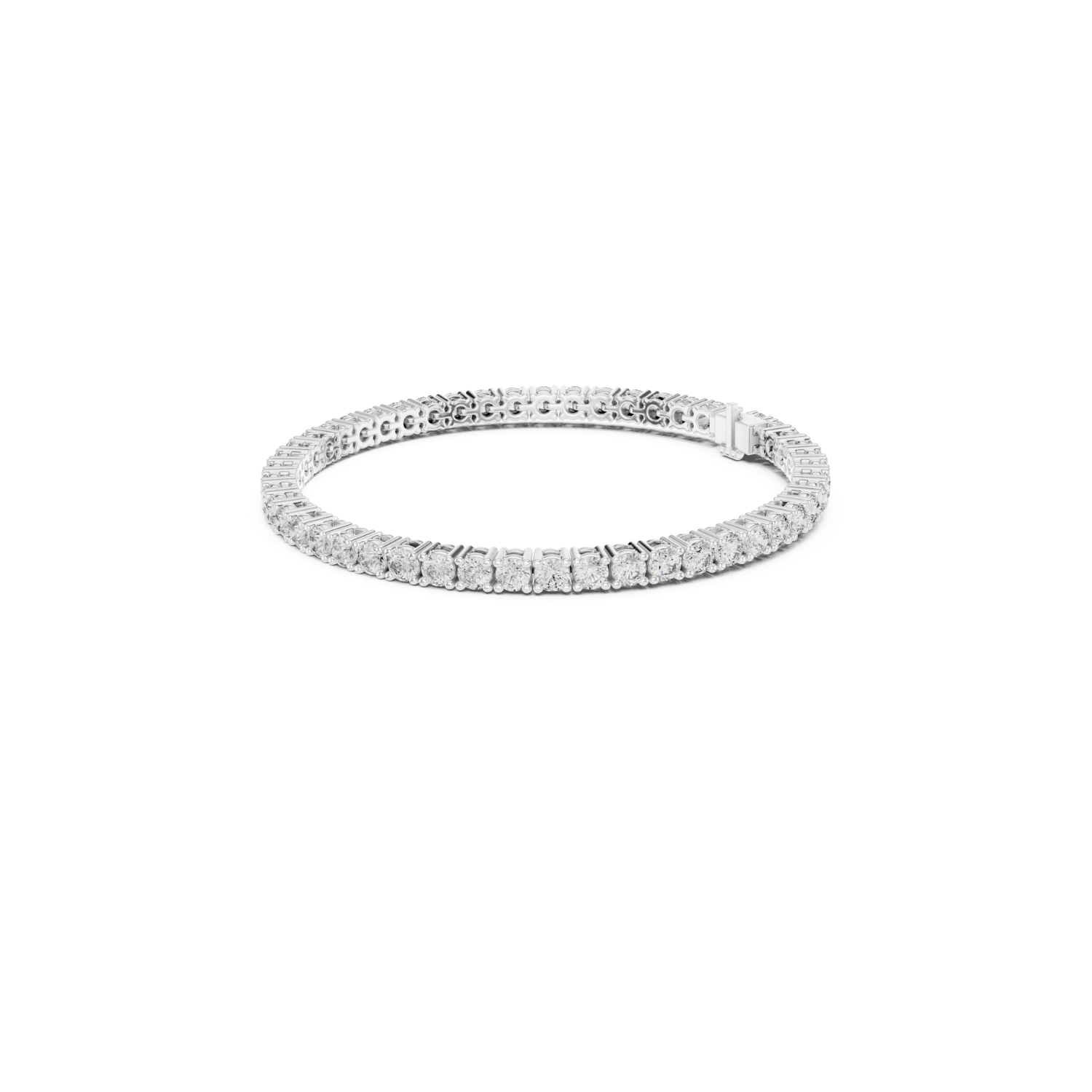 Natural Diamond Tennis Bracelet – 6.37ct GH/SI Royal Opulence Luxe Collection