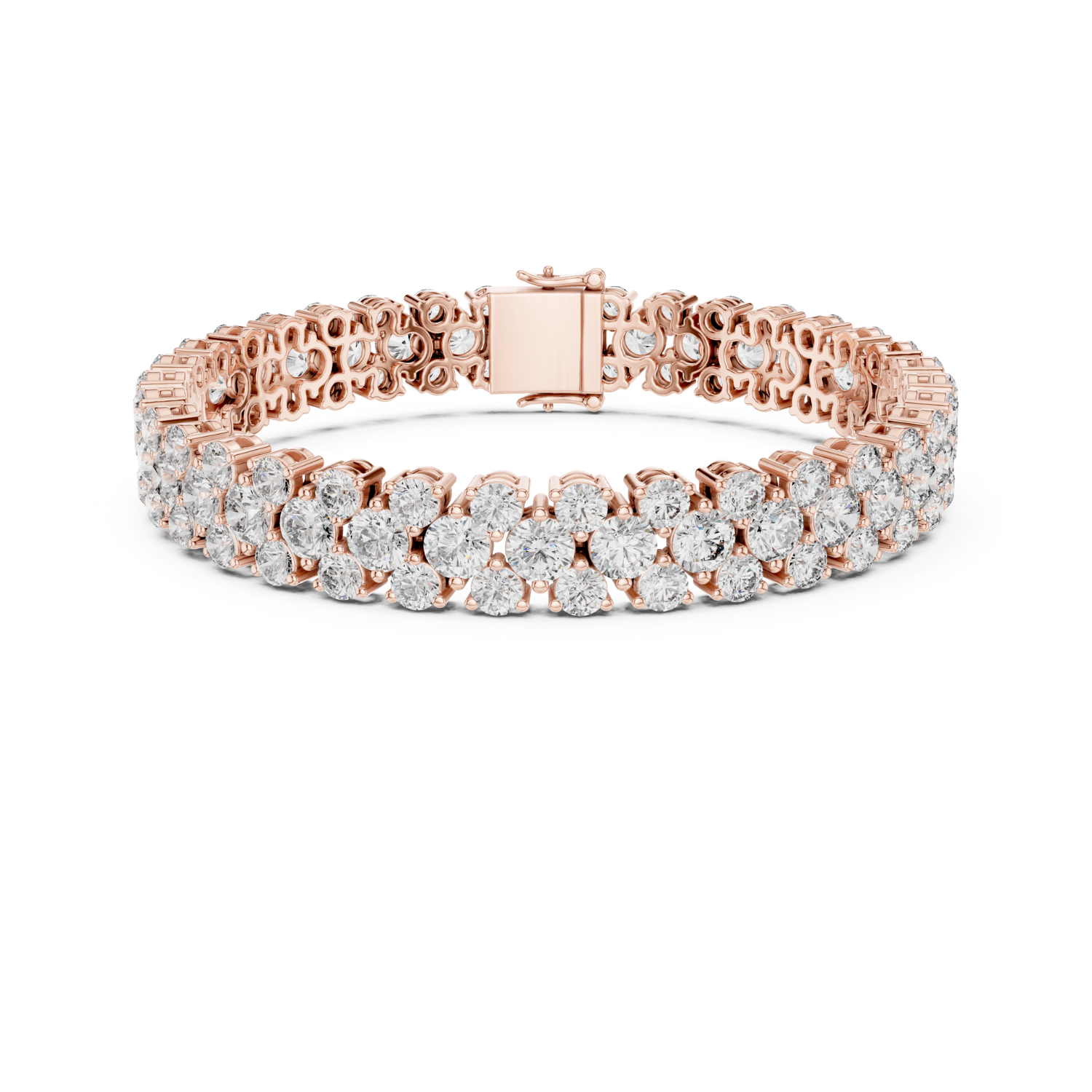 Natural Diamond Tennis Bracelet – 17.38ct I/VS1 Grand Regal Luxe Edition